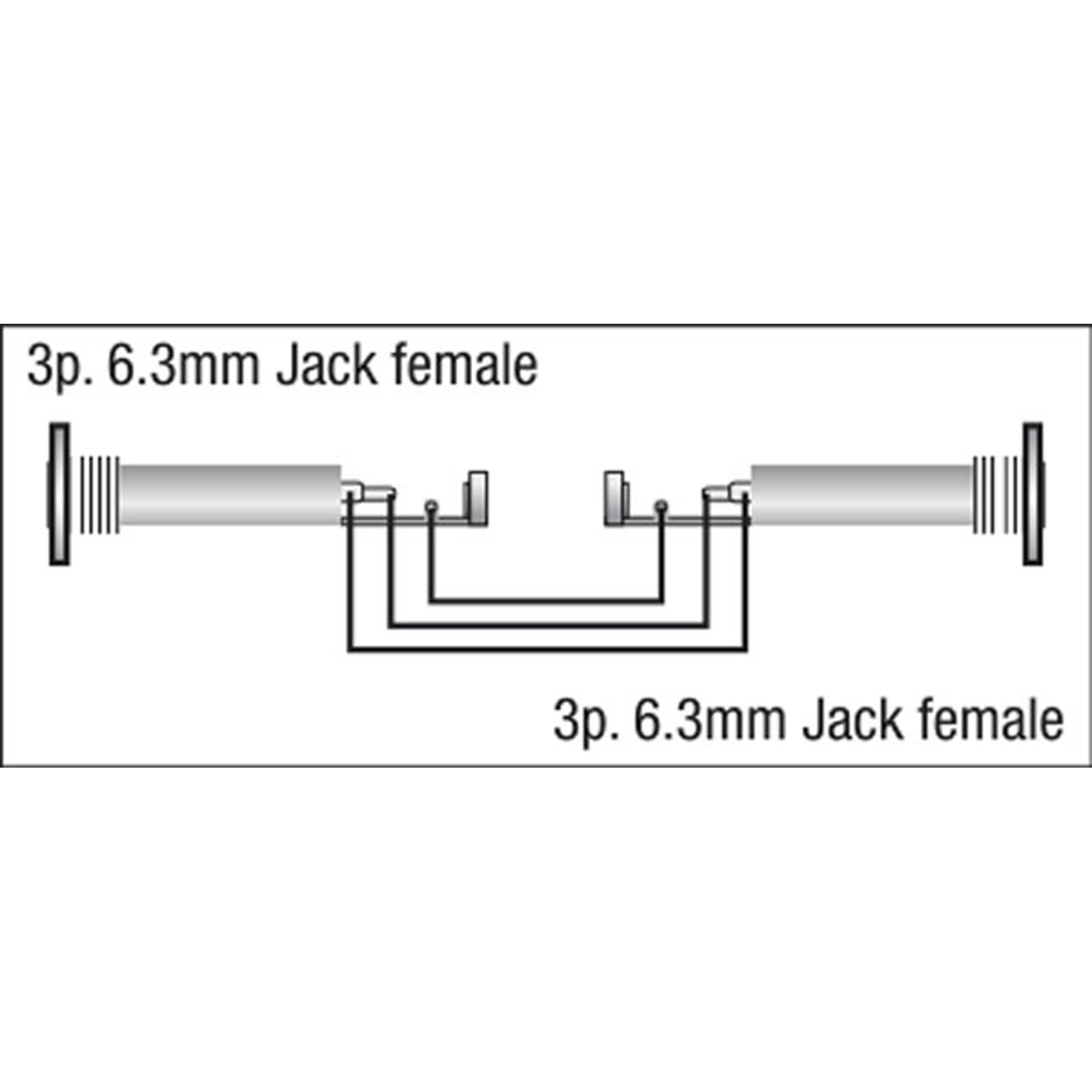 DAP FLA35 - Jack stereo female to Jack stereo female