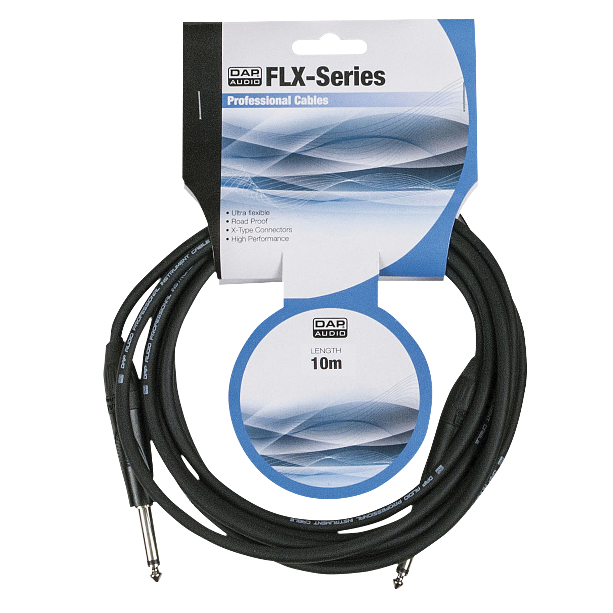 DAP FLX05 - unbal. Jack mono to Jack mono X-type 10 m