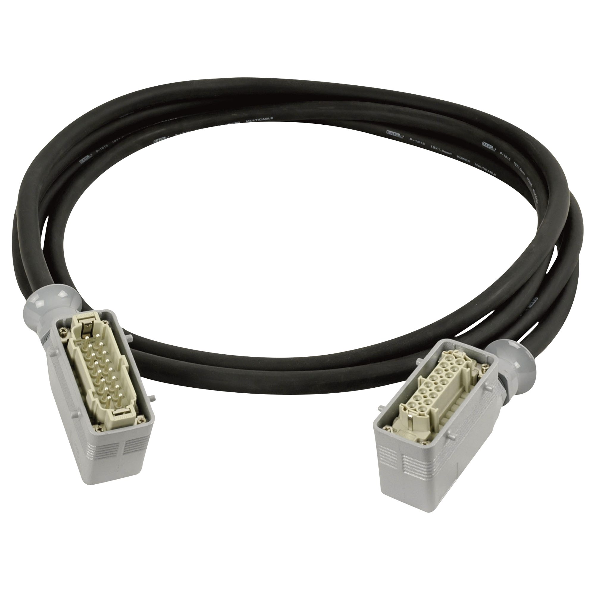 DAP Power Multicable 16 Pole male-female 2 m