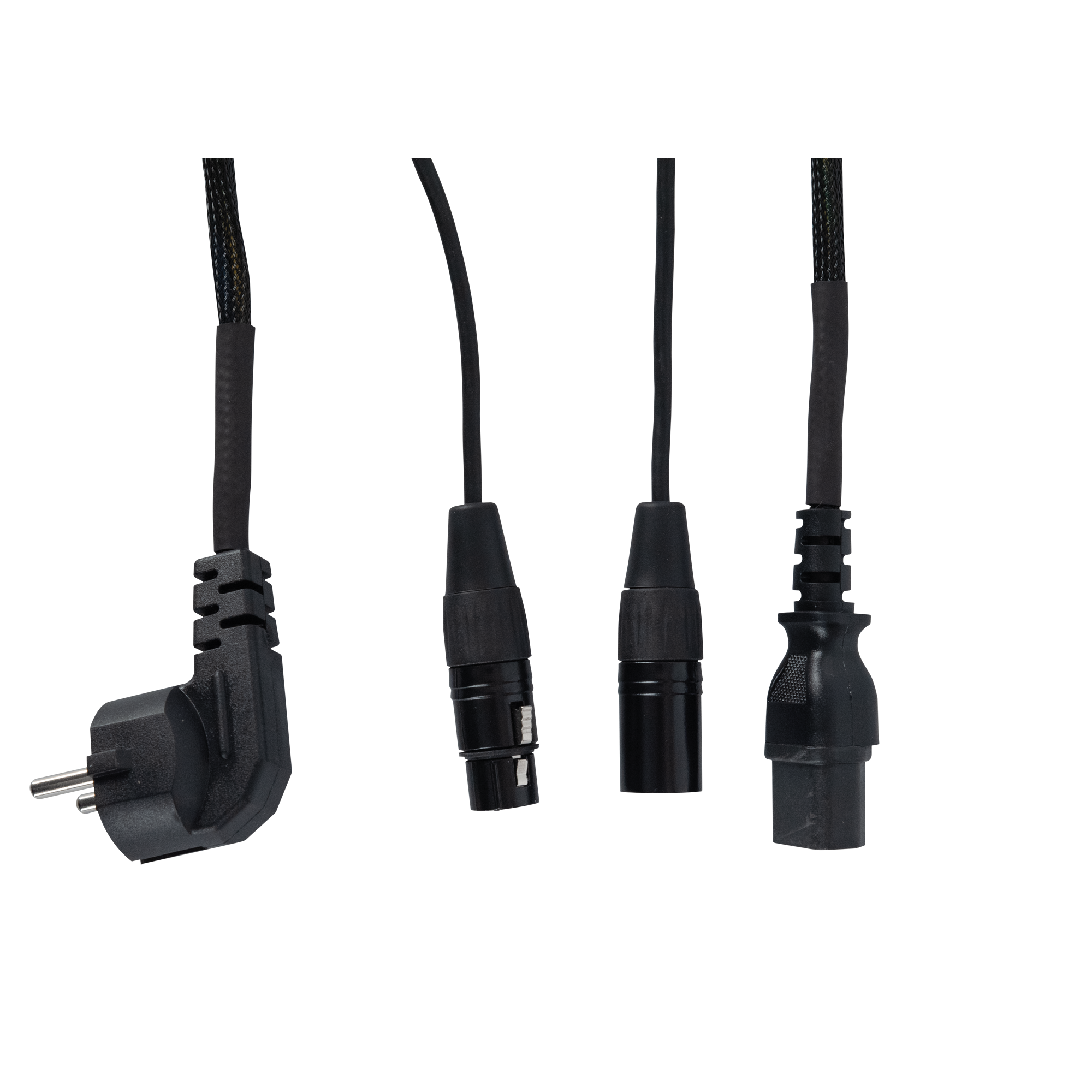 DAP FP08 - Schuko/XLR F - IEC/XLR M - Audio / Power 10 m - blu