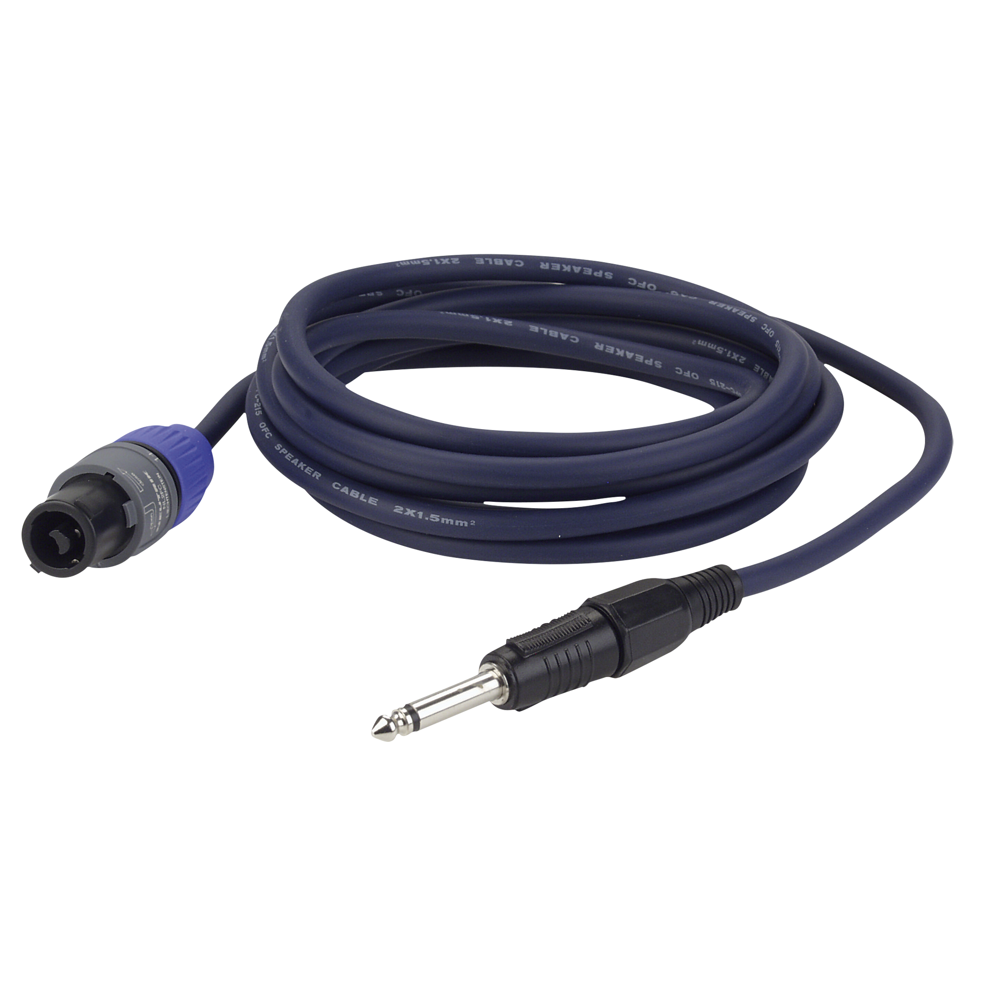 DAP FS16 - Jack mono to speakON/Male - 2x 1.5 mm² - Neutrik 3 m