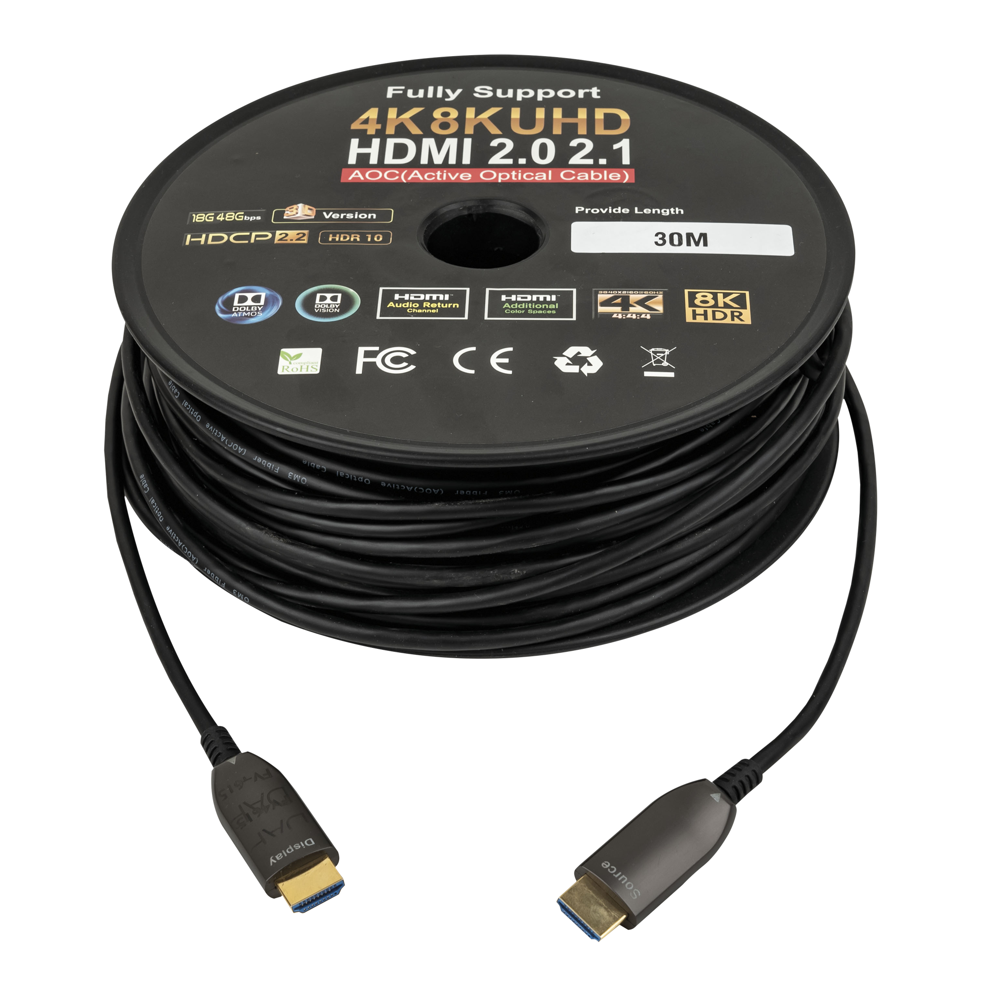 DAP Cavo in fibra HDMI 2,1 AOC 8 K