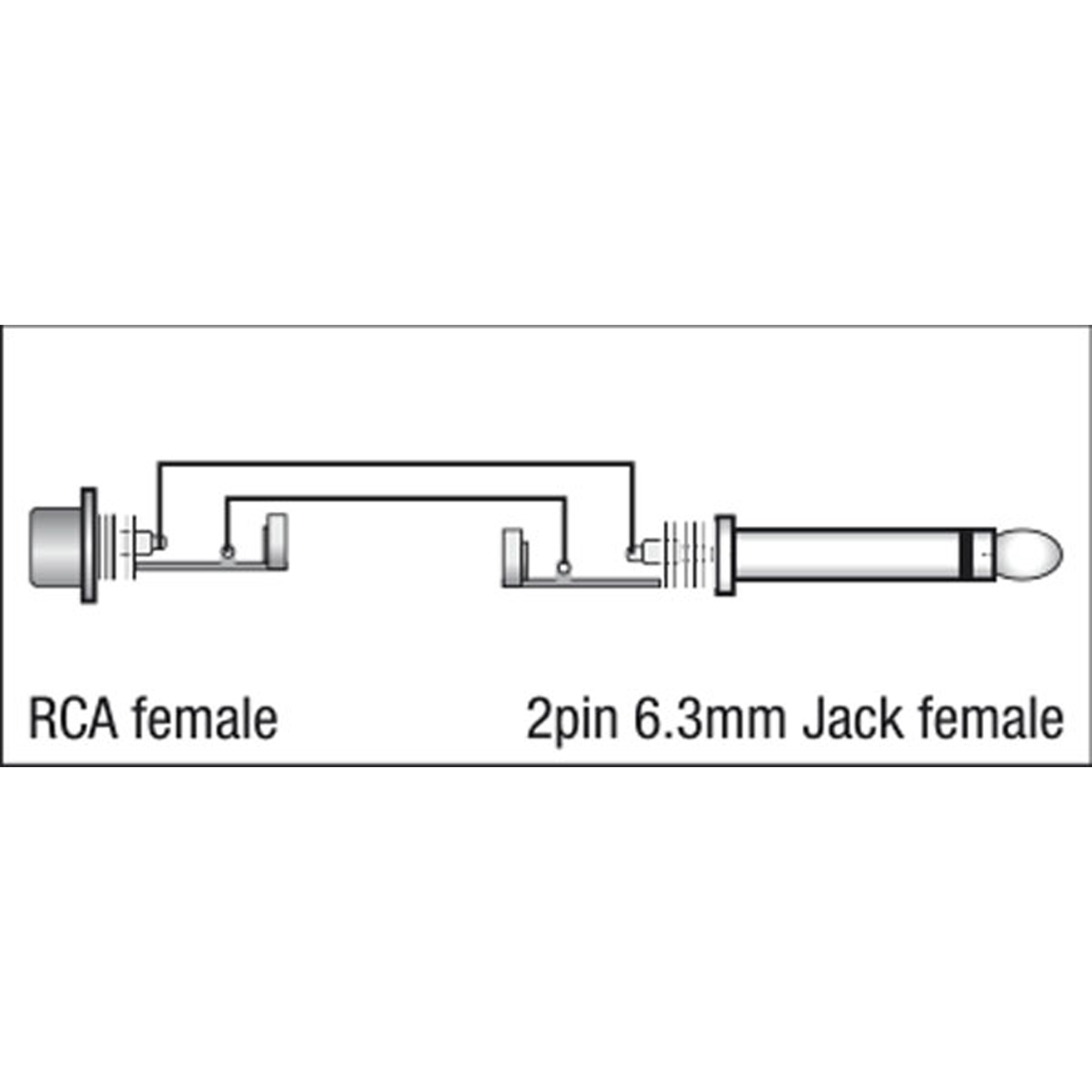 DAP XGA06 - RCA/F to Jack/M mono