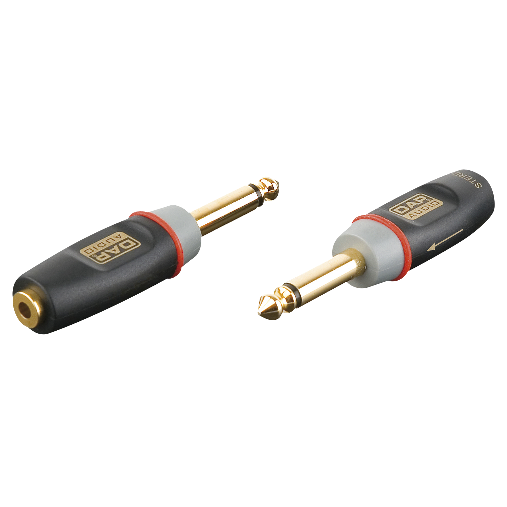 DAP XGA11 - Jack/M mono to mini-jack/F - incl. 2x 10 kilo-Ohm resistors Inclusi 2 resistori da 10 kilo-Ohm