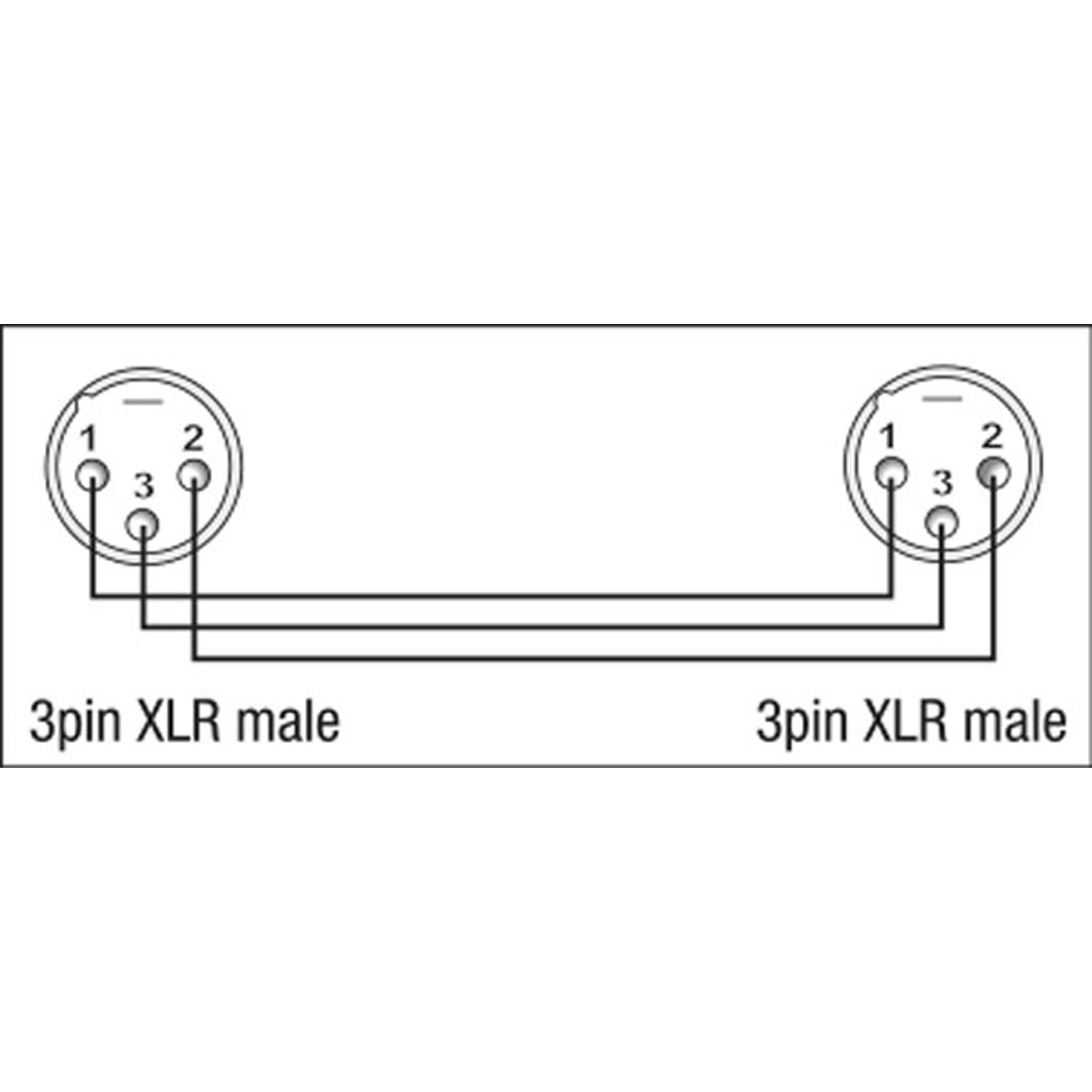 DAP XGA25 - XLR/M 3P to XLR/M 3P