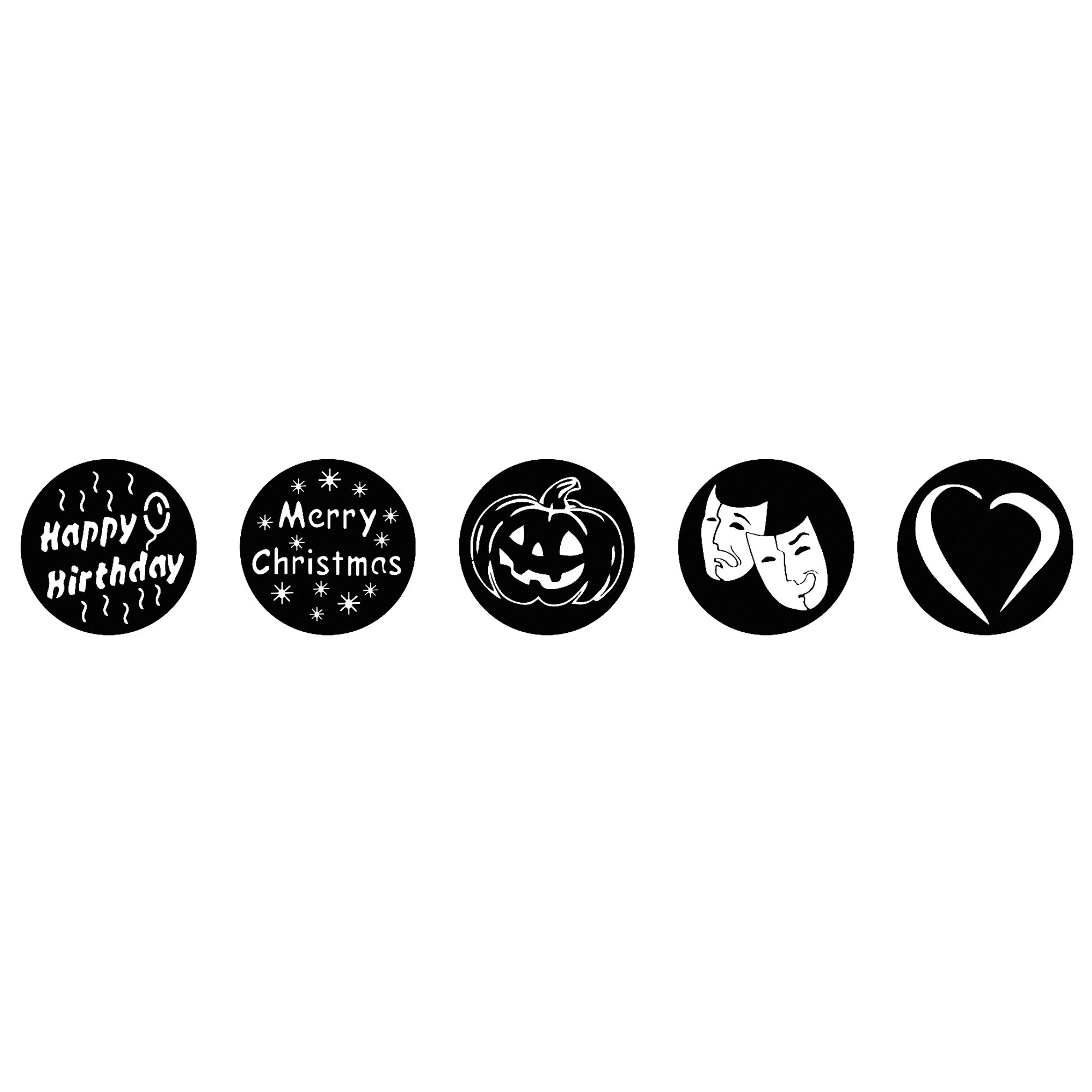 SHOWTEC Season Gobo Set per ACT Profile 50 WW