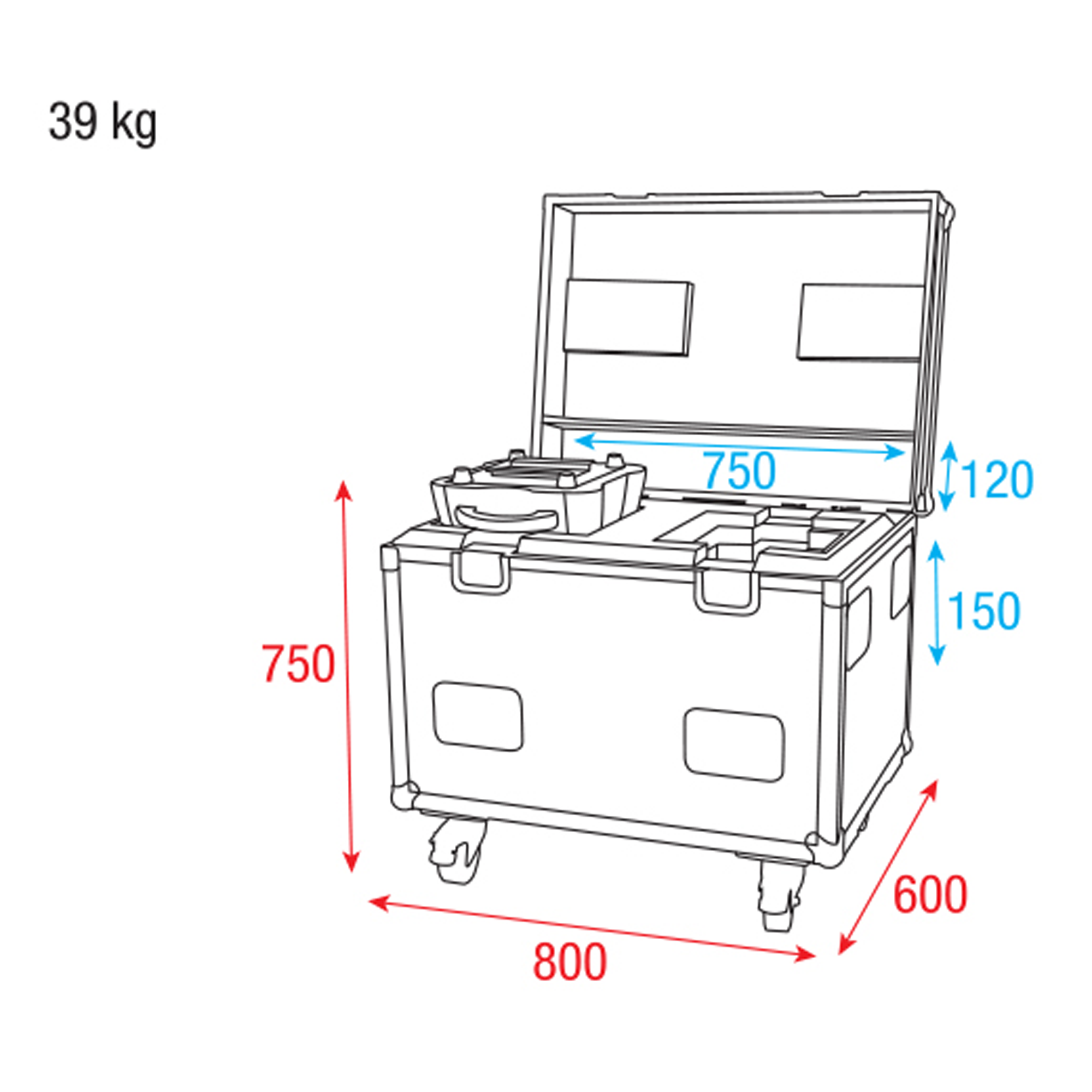 INFINITY Case per 2x IFX-640