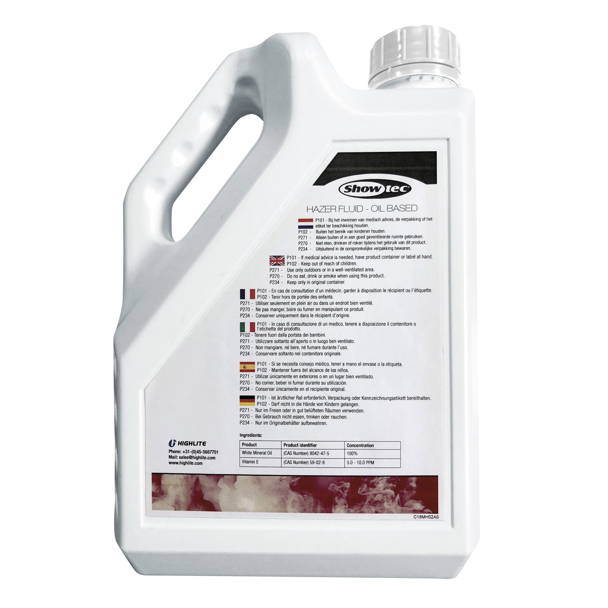 SHOWTEC MHL-2 Hazer Fluid