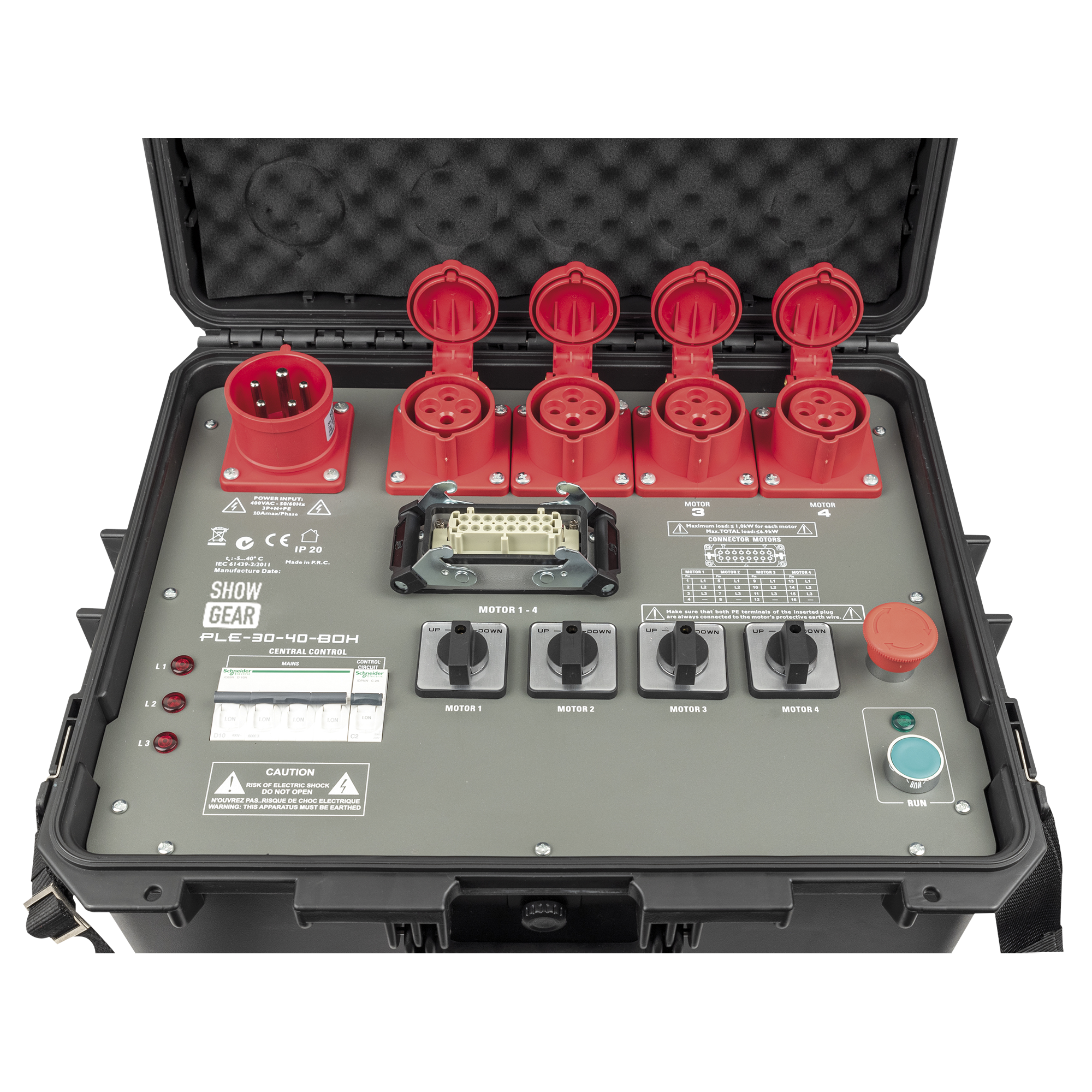 SHOWGEAR PLE-30-40 - Direct Control Chain Hoist Controller - Box version