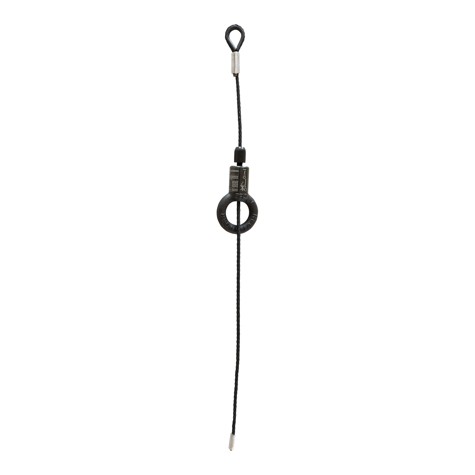 SHOWGEAR Black wire rope 6 mm - BGV-C1