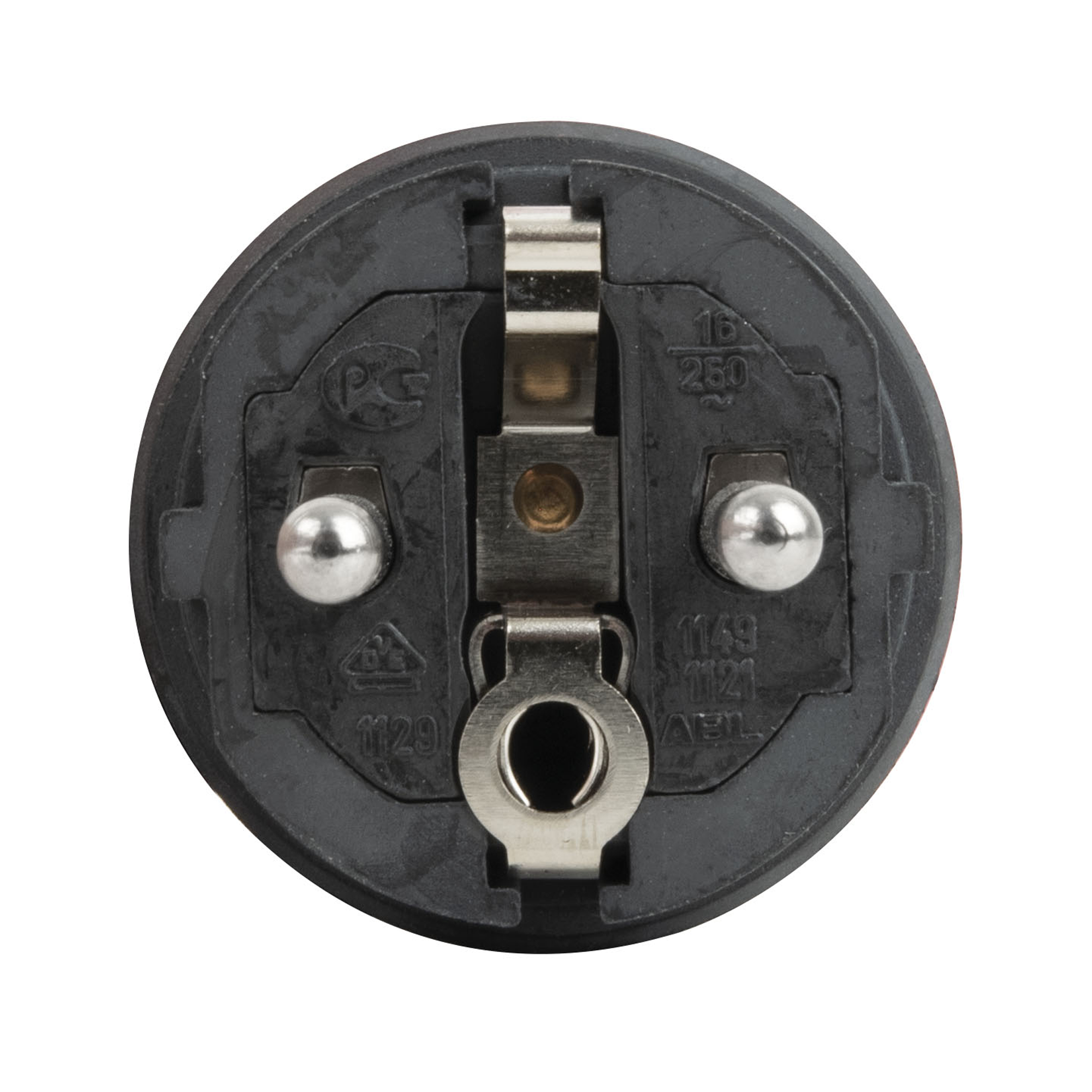 ABL Connettore Schuko maschio in gomma