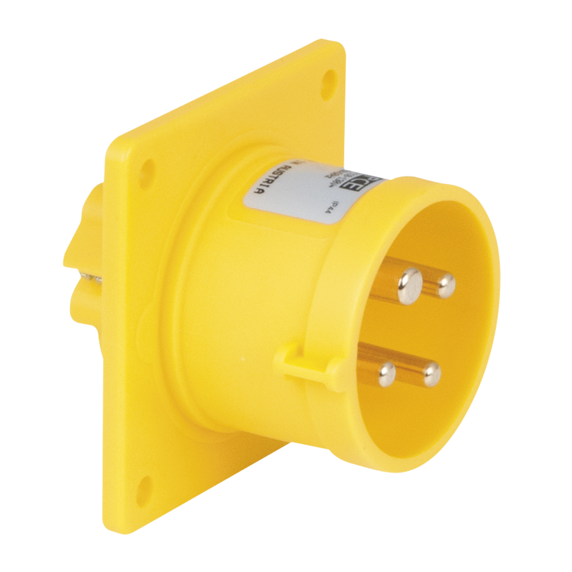 PCE CEE 16 A/110 V 4P Socket - male - yellow