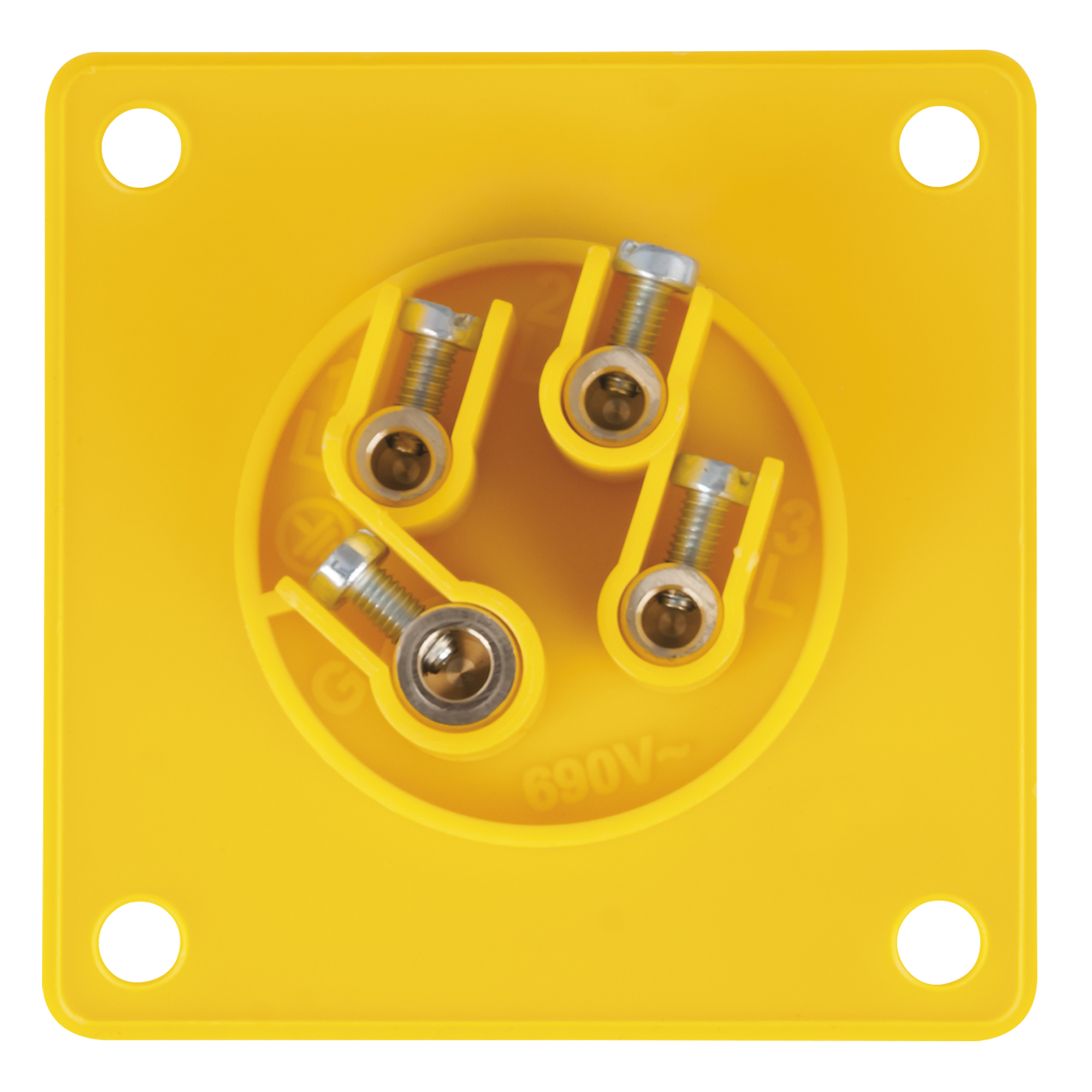 PCE CEE 16 A/110 V 4P Socket - female - yellow