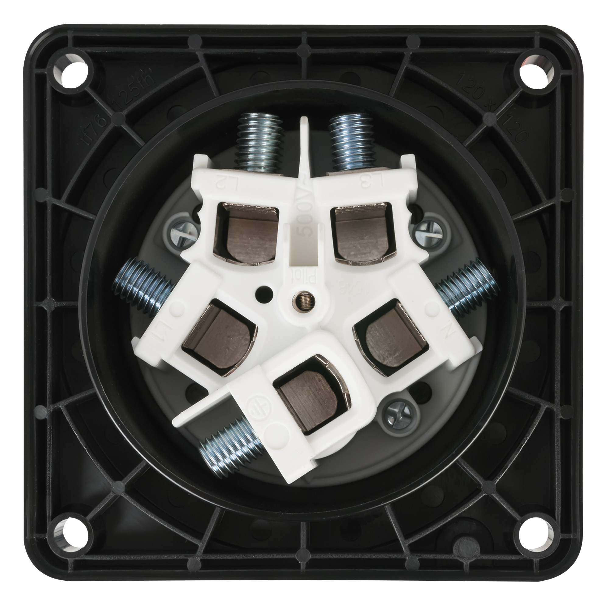 PCE CEE 125 A/400 V 5-pin Socket male Nero - IP67