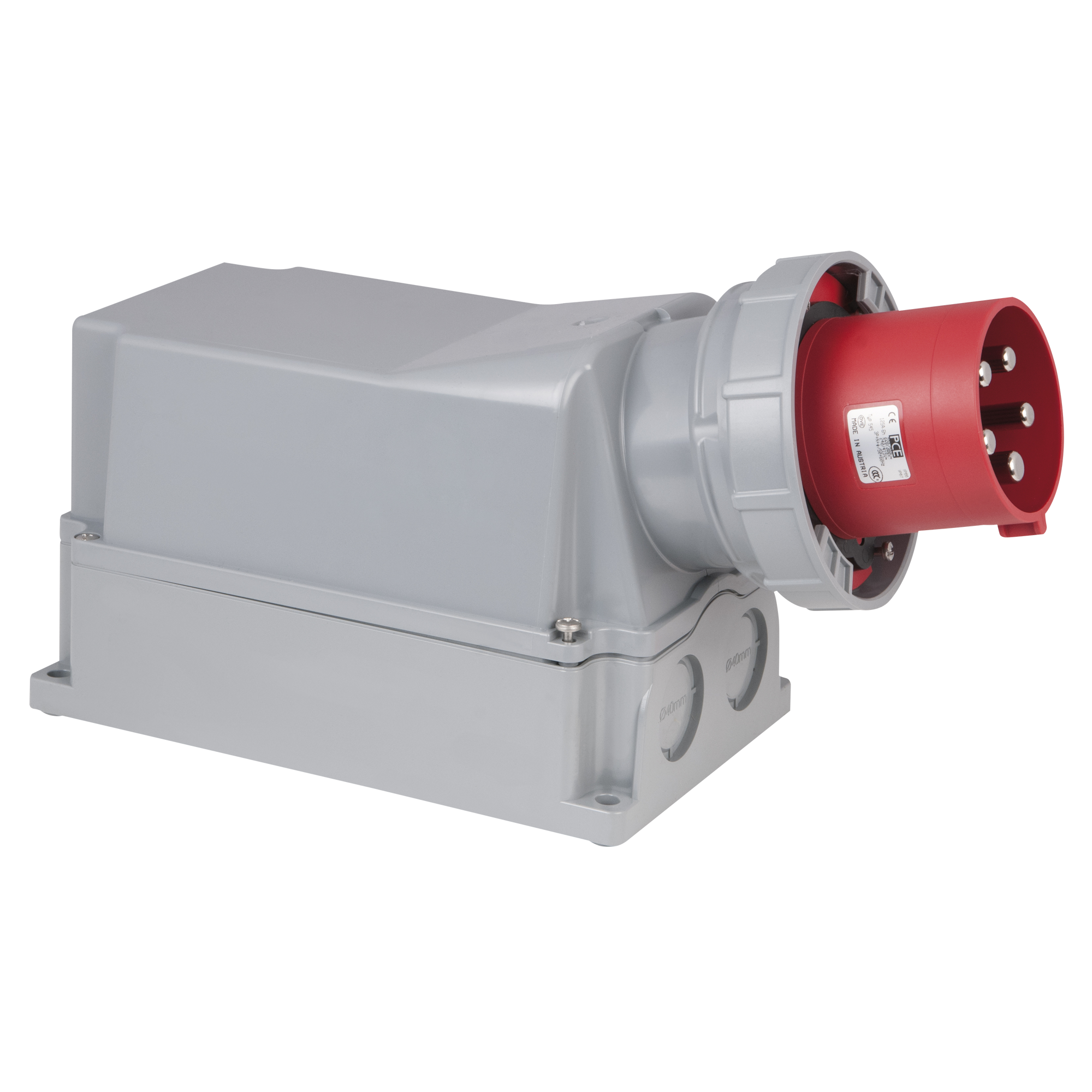 PCE CEE 125 A/400 V 5P Wallmount - male