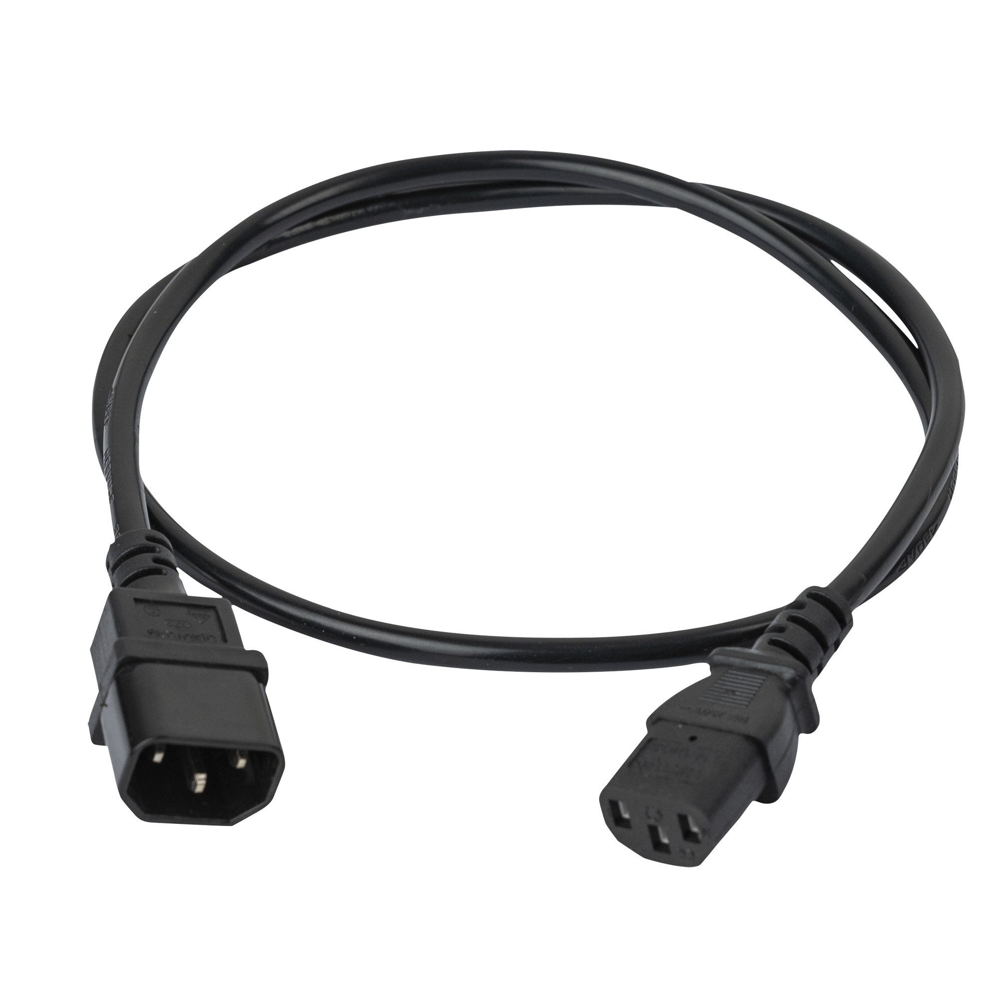 DAP IEC C13 Female to IEC C14 Male 3x 1.0 mm²
