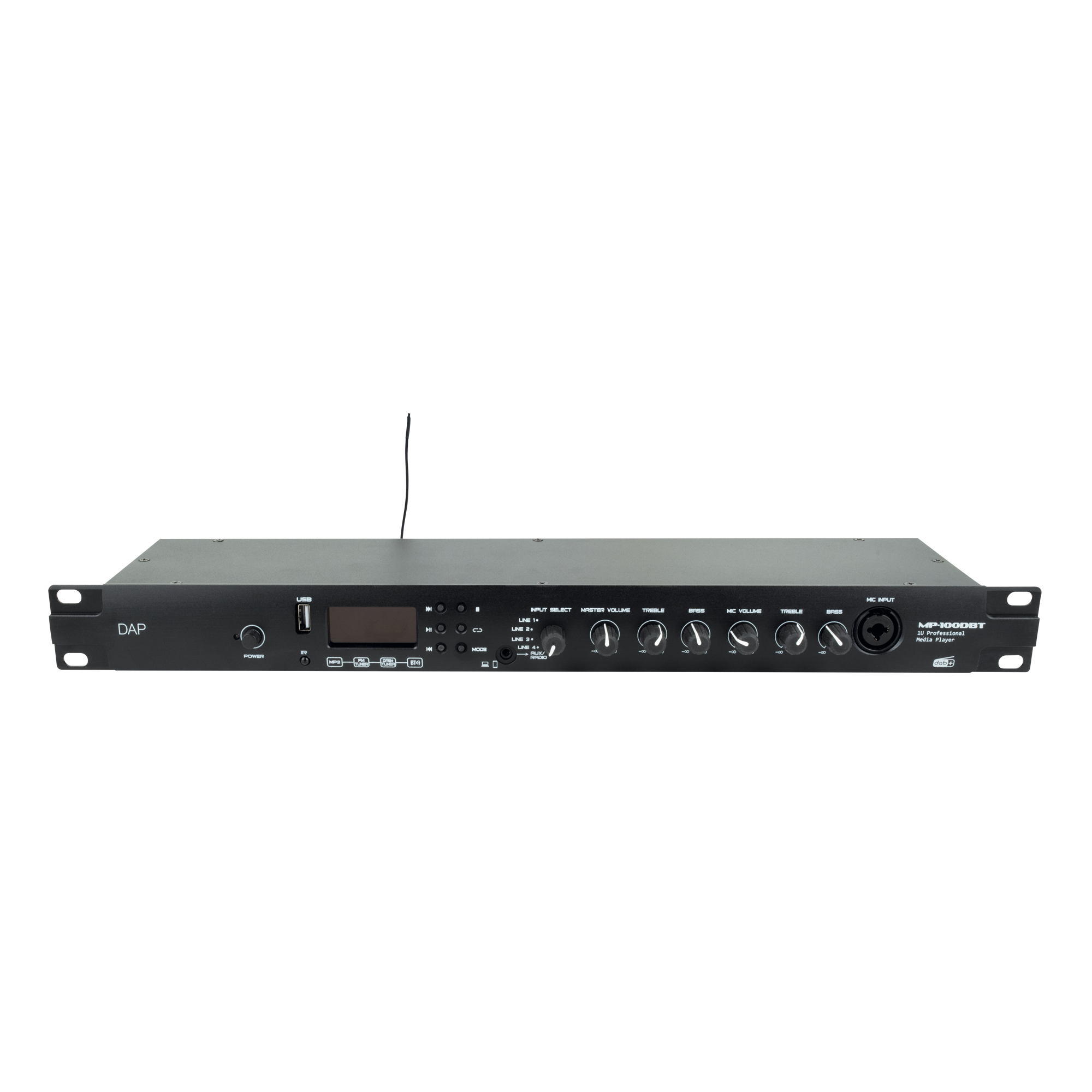 DAP MP-100DBT Lettore multimediale professionale con D AB+