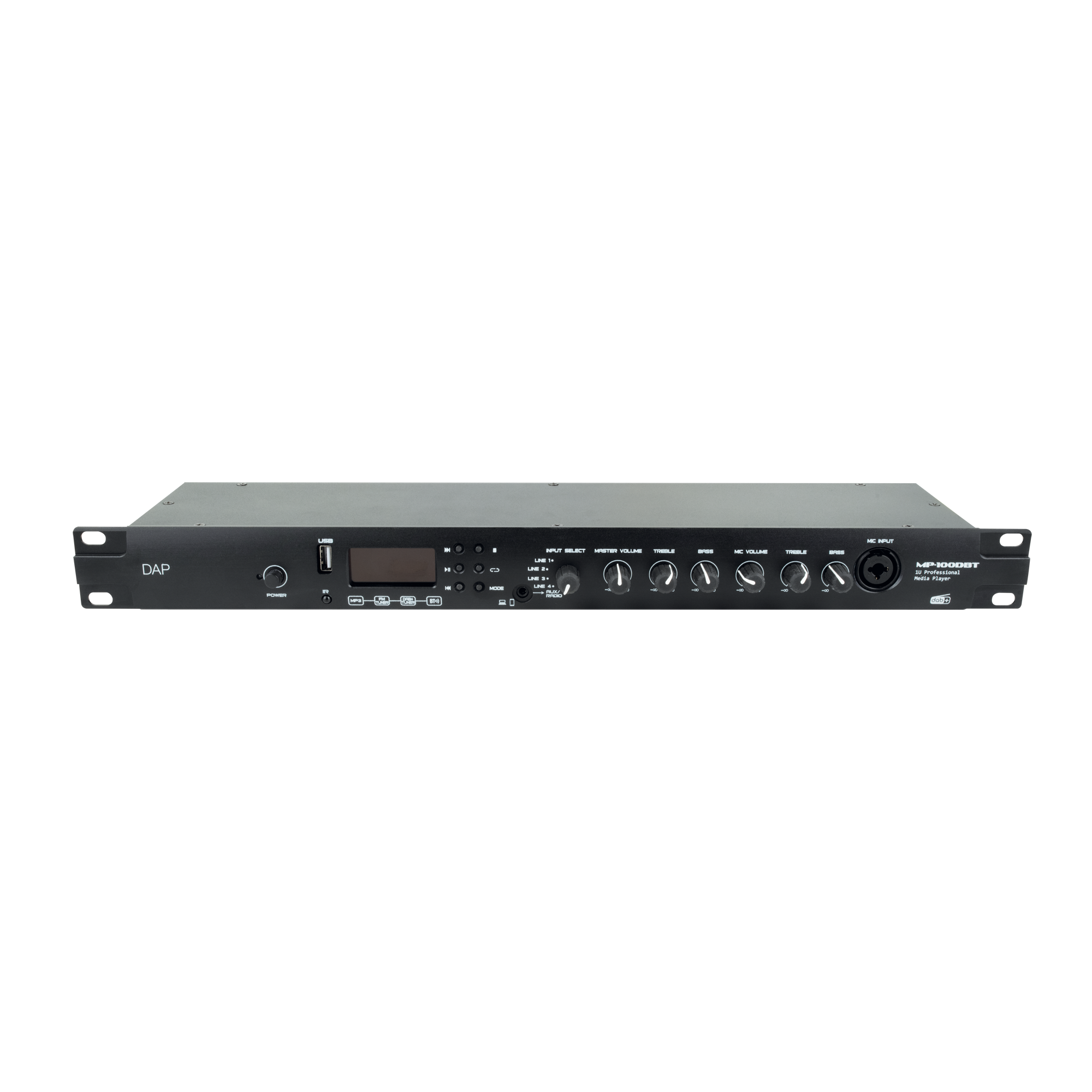 DAP MP-100DBT Lettore multimediale professionale con D AB+