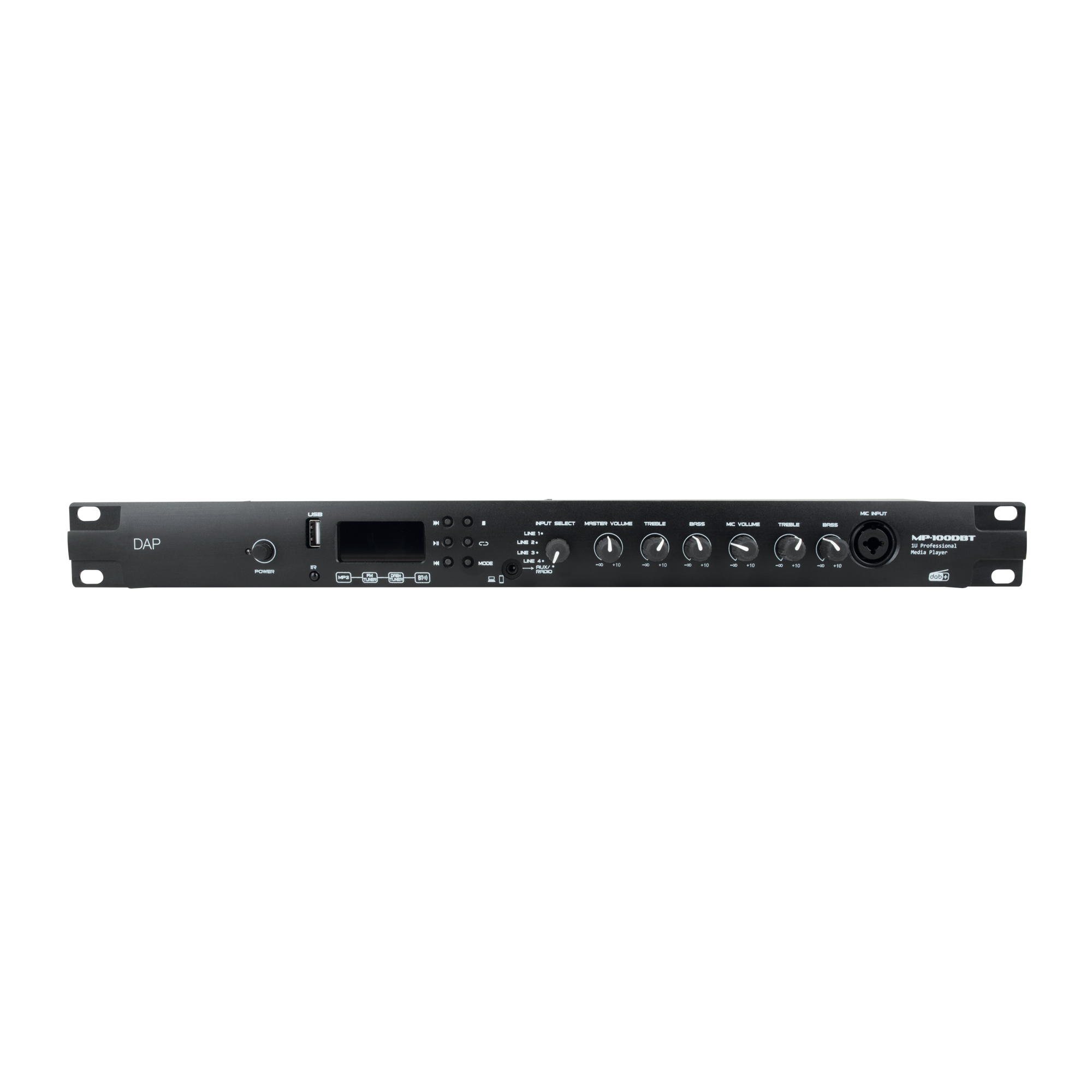 DAP MP-100DBT Lettore multimediale professionale con D AB+