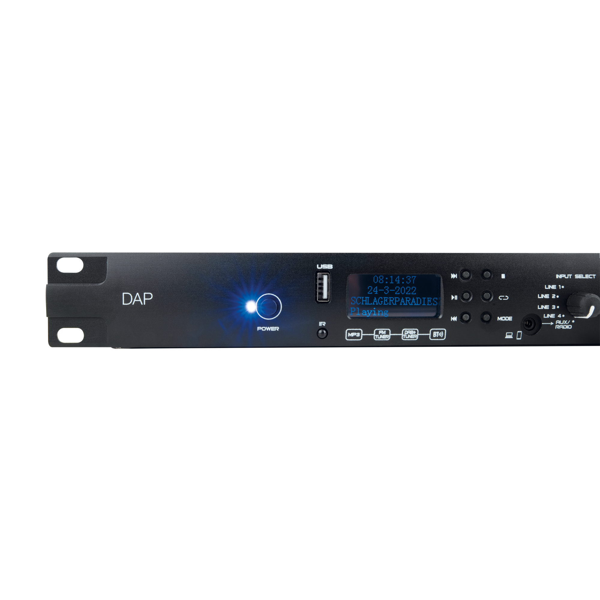 DAP MP-100DBT Lettore multimediale professionale con D AB+