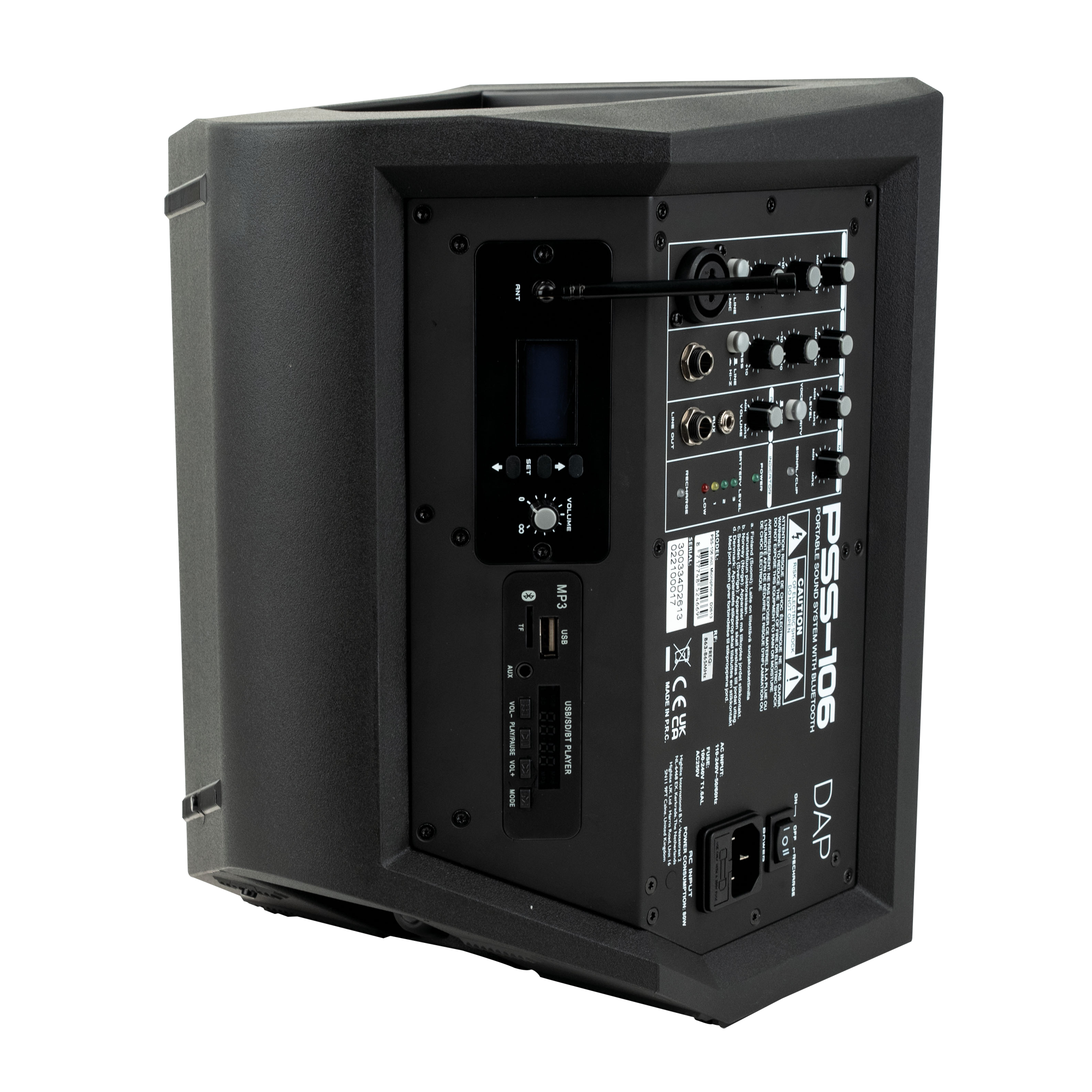 DAP PSS-106 Altoparlante a batteria con ricevitore wireless