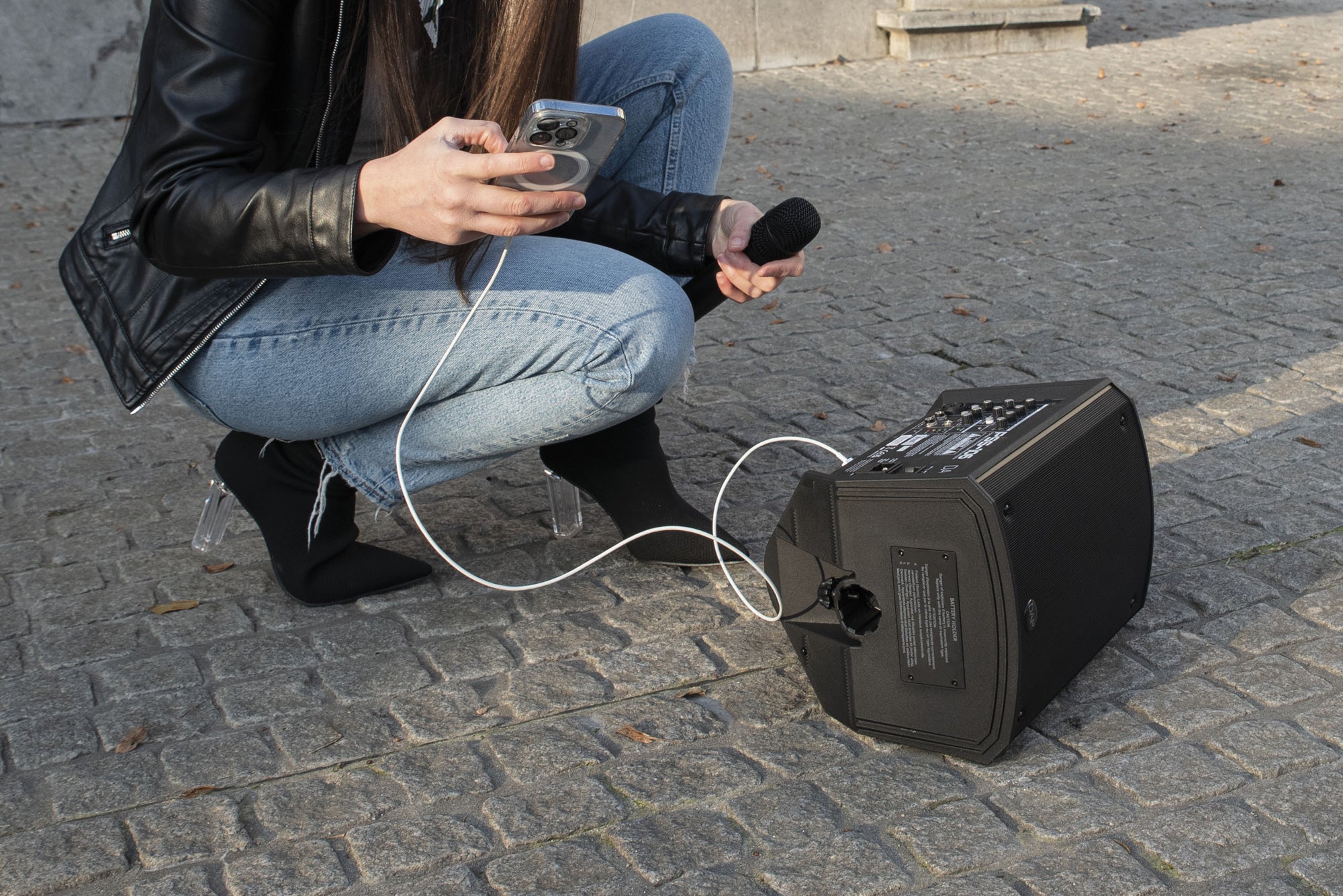 DAP PSS-106 Altoparlante a batteria con ricevitore wireless