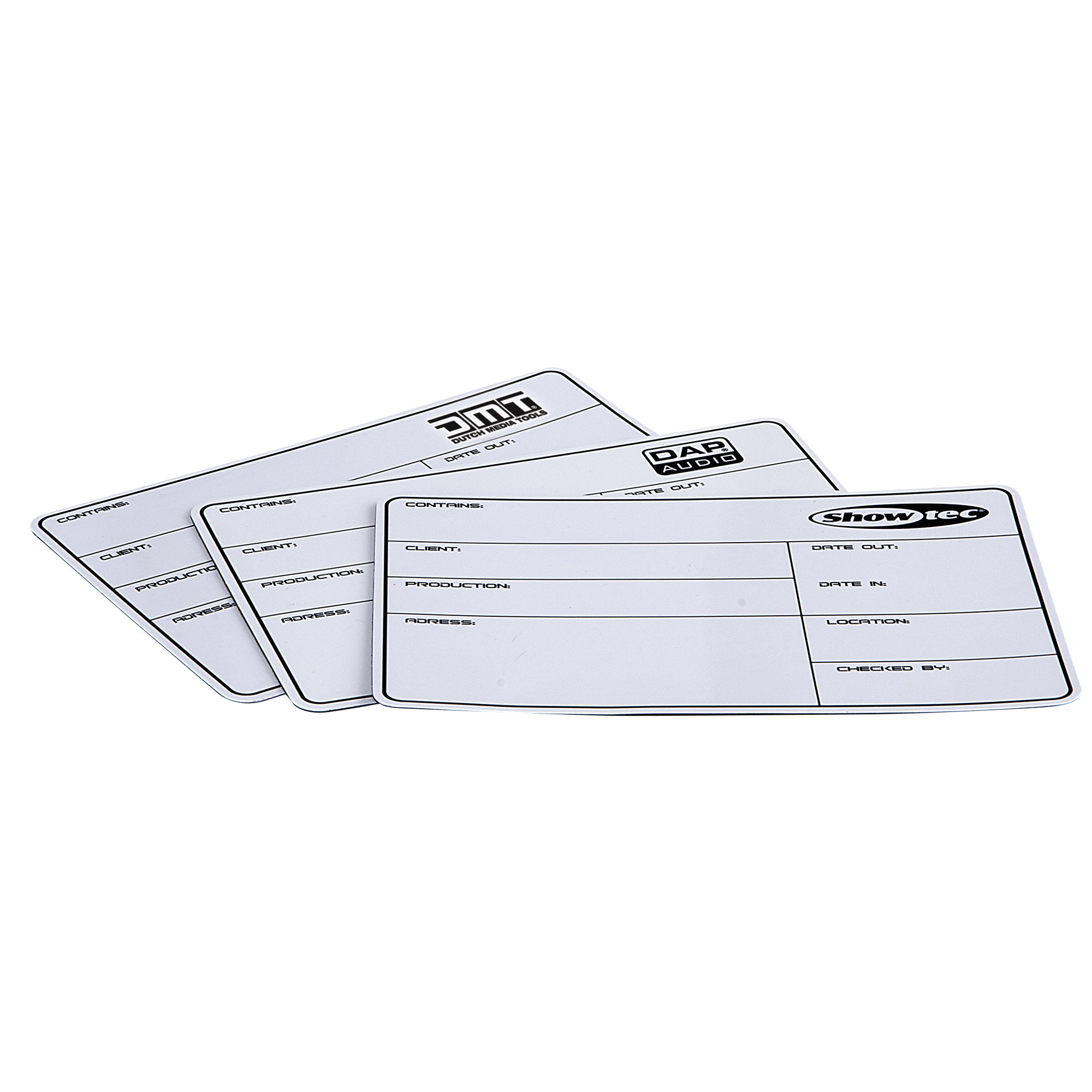 SHOWTEC Flight Case Magnetic Label
