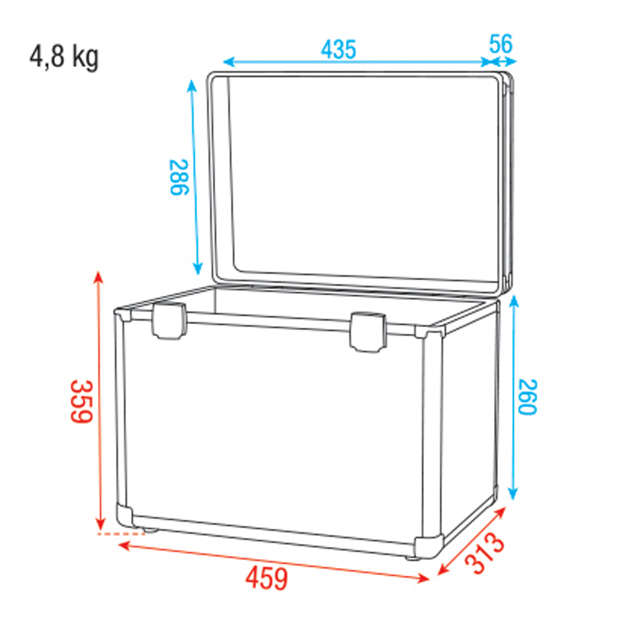 SHOWGEAR Case for 4x Flat Par