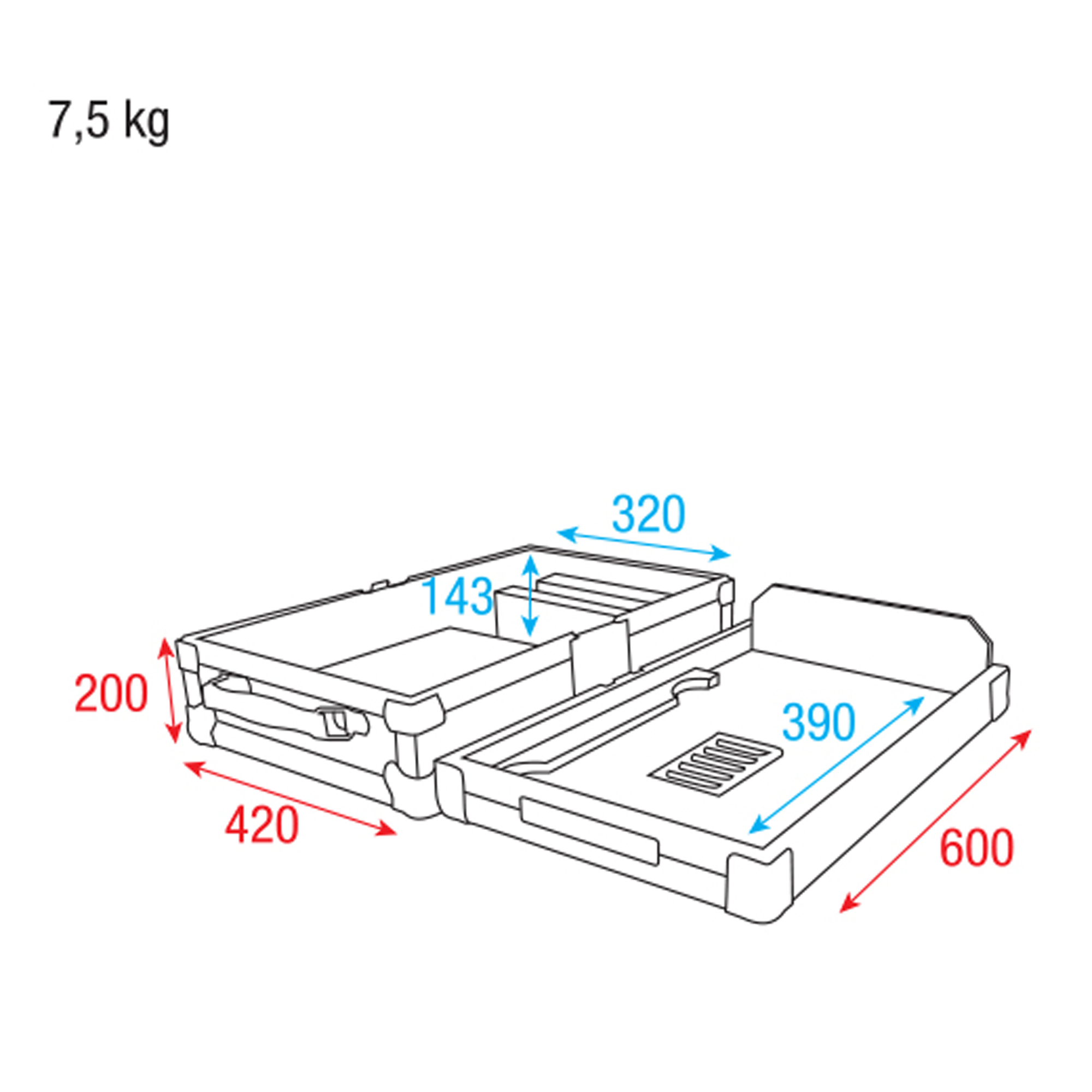 SHOWGEAR Case for Denon SC-5000