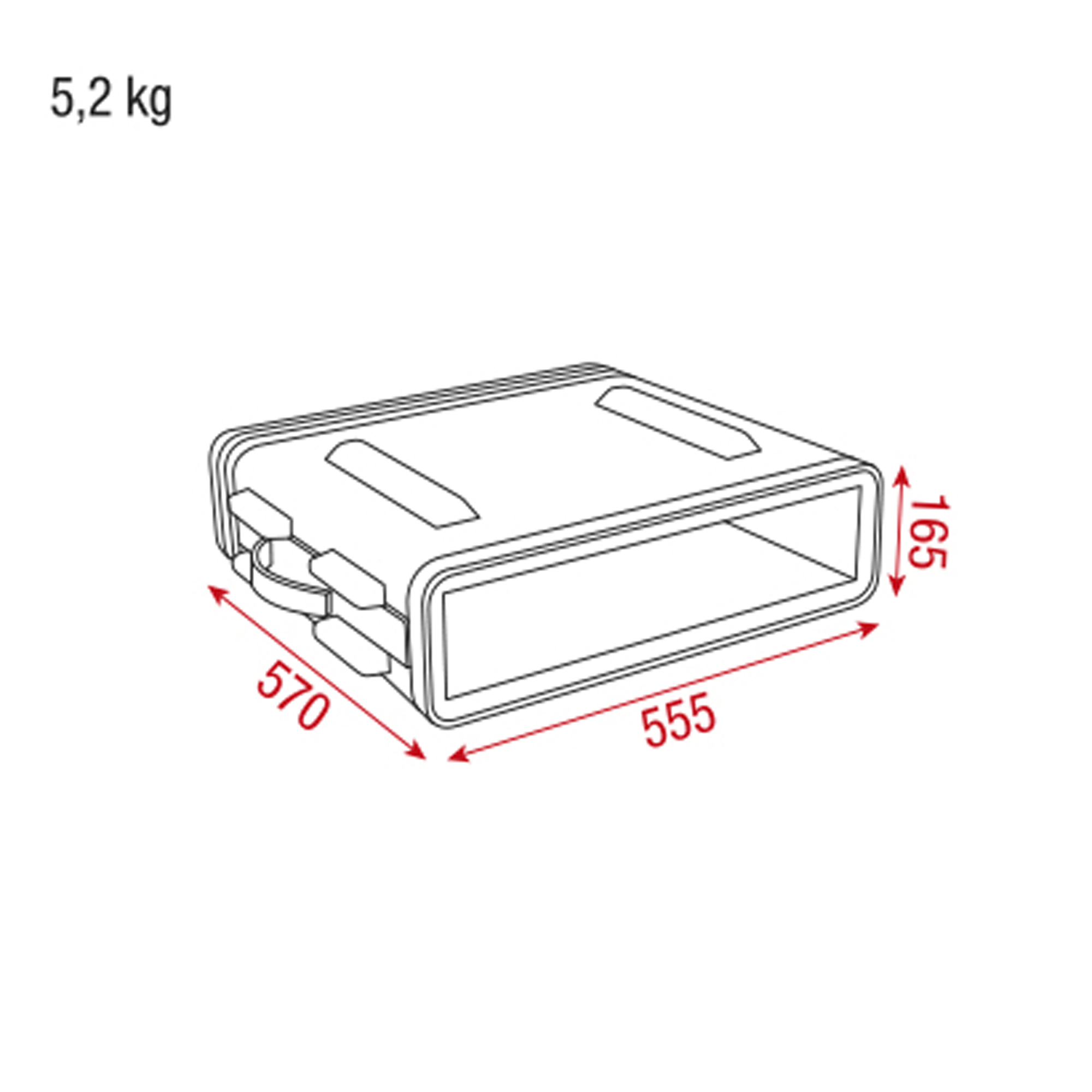 SHOWGEAR Double Door Case