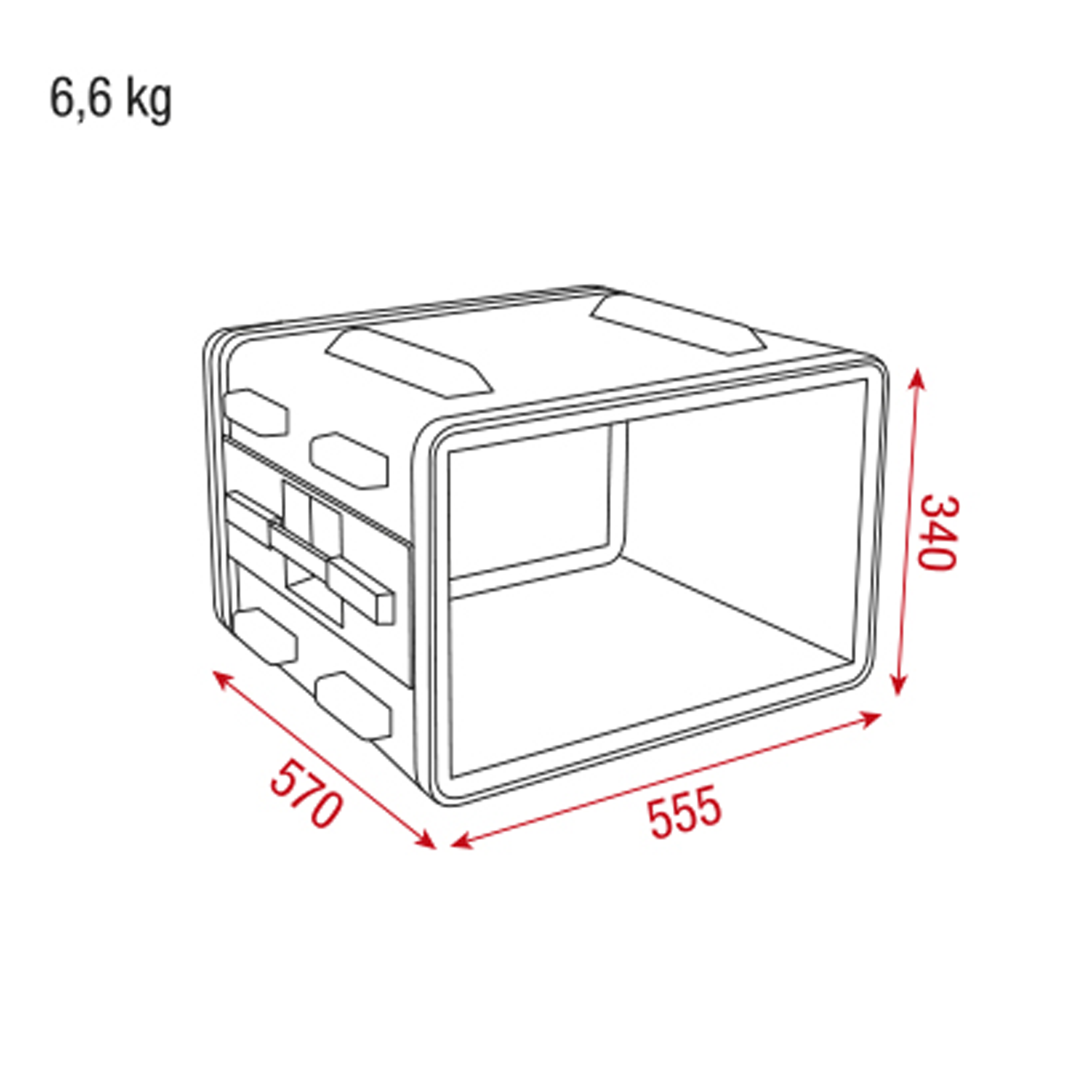SHOWGEAR Double Door Case