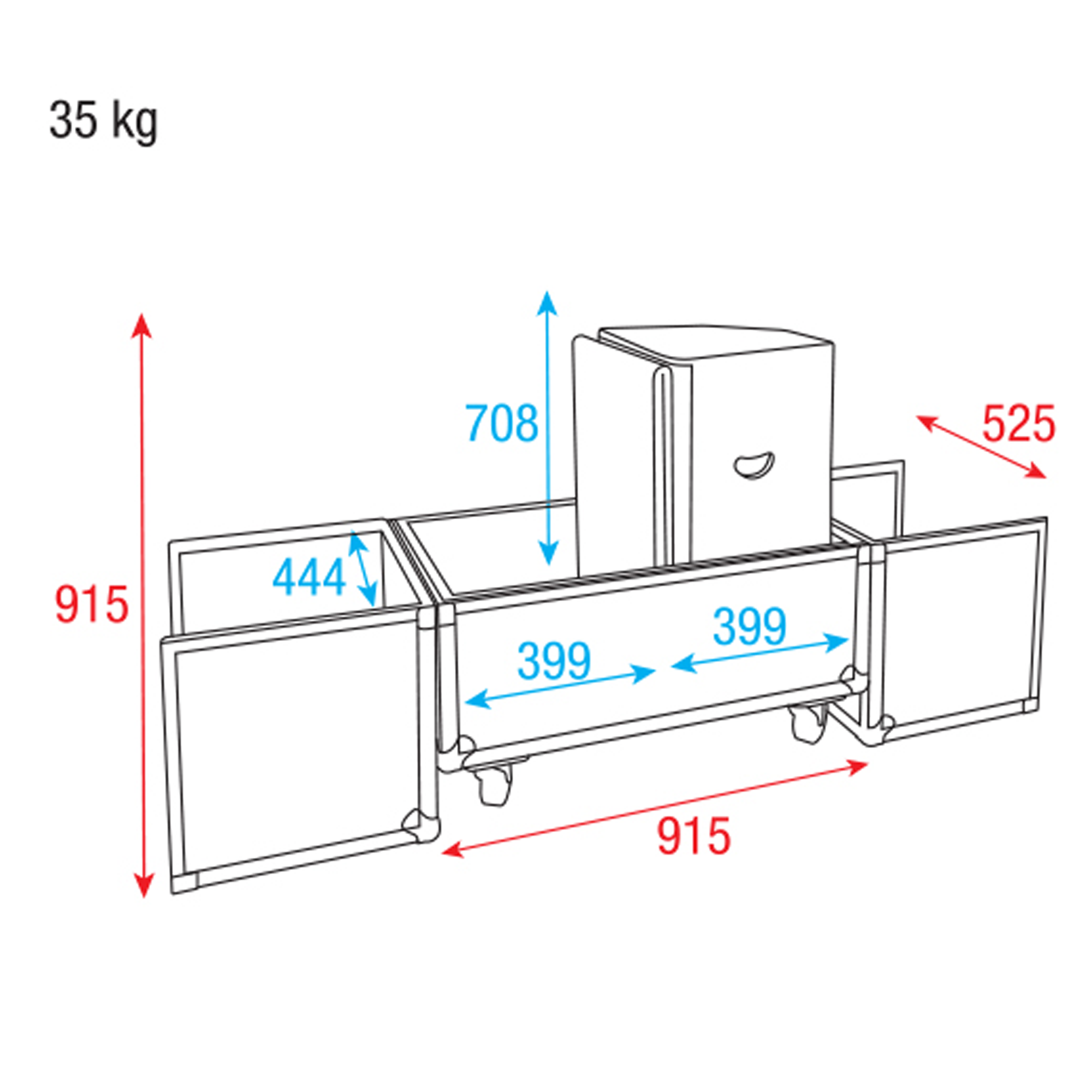 DAP Case for 2x Odin SF-15A