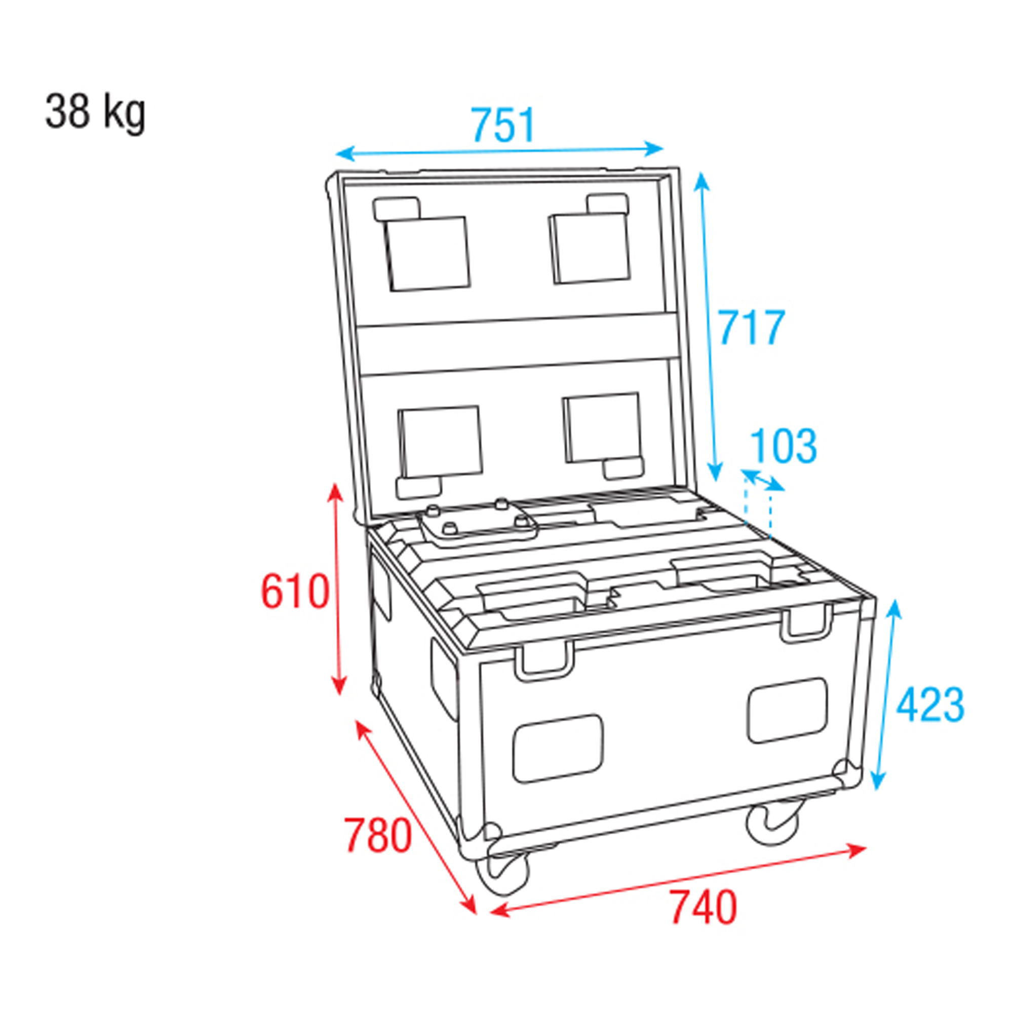 INFINITY Case for 4x iW-741