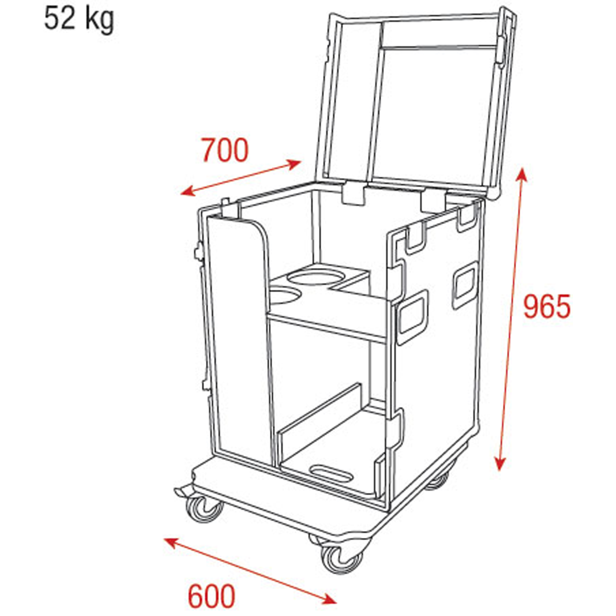 SHOWTEC Case per Mistique