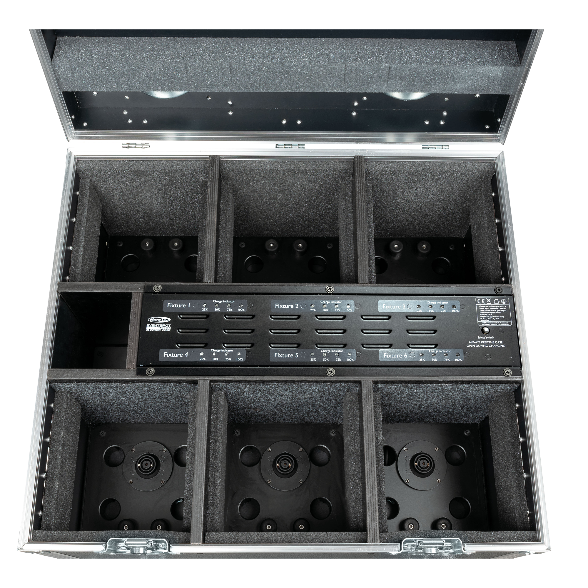 SHOWTEC Charger Case for 6x EventSpot 1600 Q4