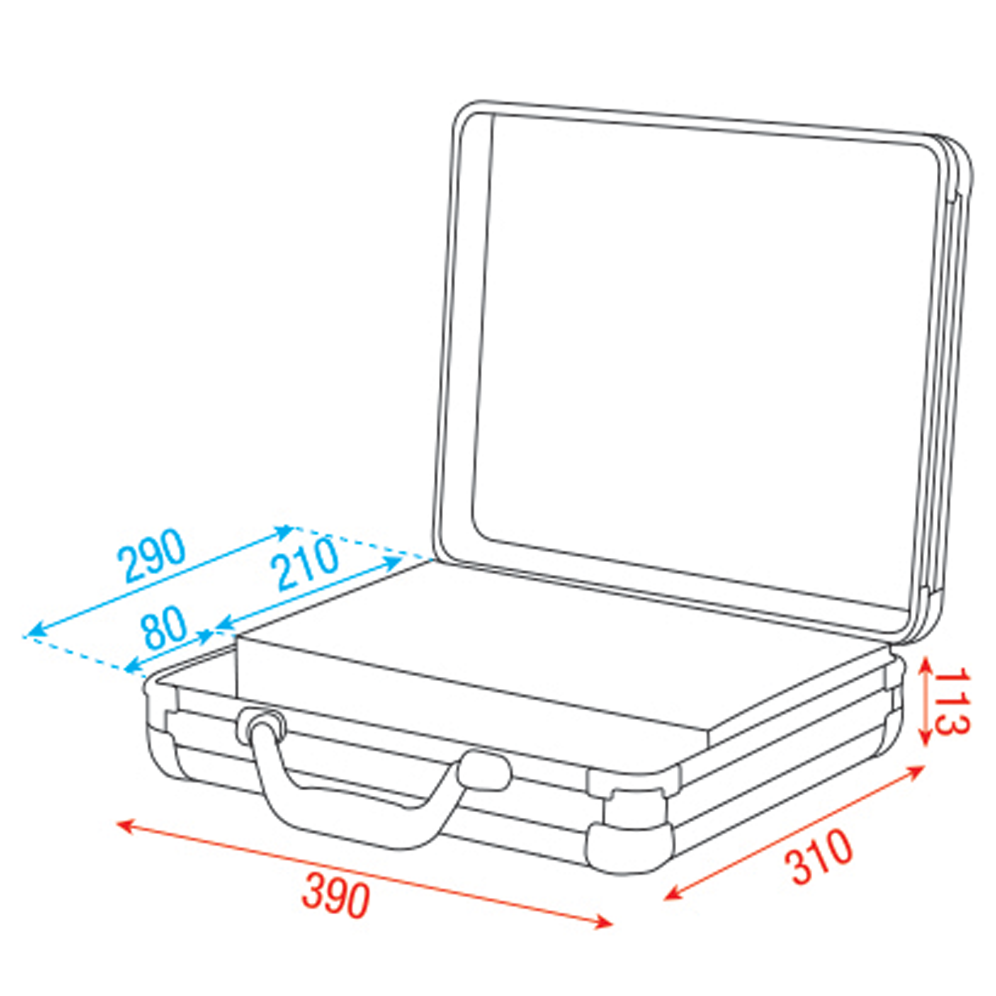 SHOWGEAR Case for 7 Microphones