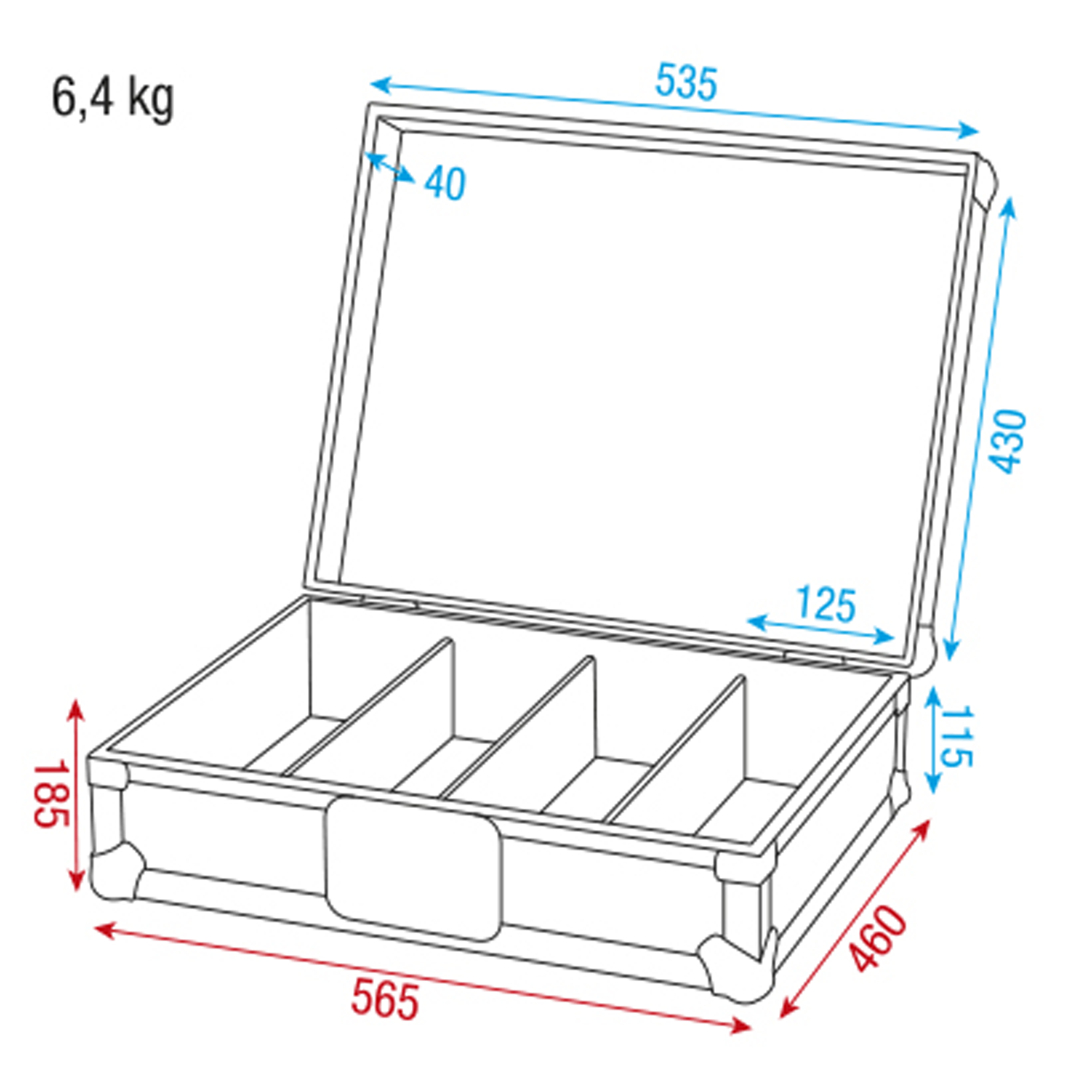 SHOWGEAR Case for 170 CDs