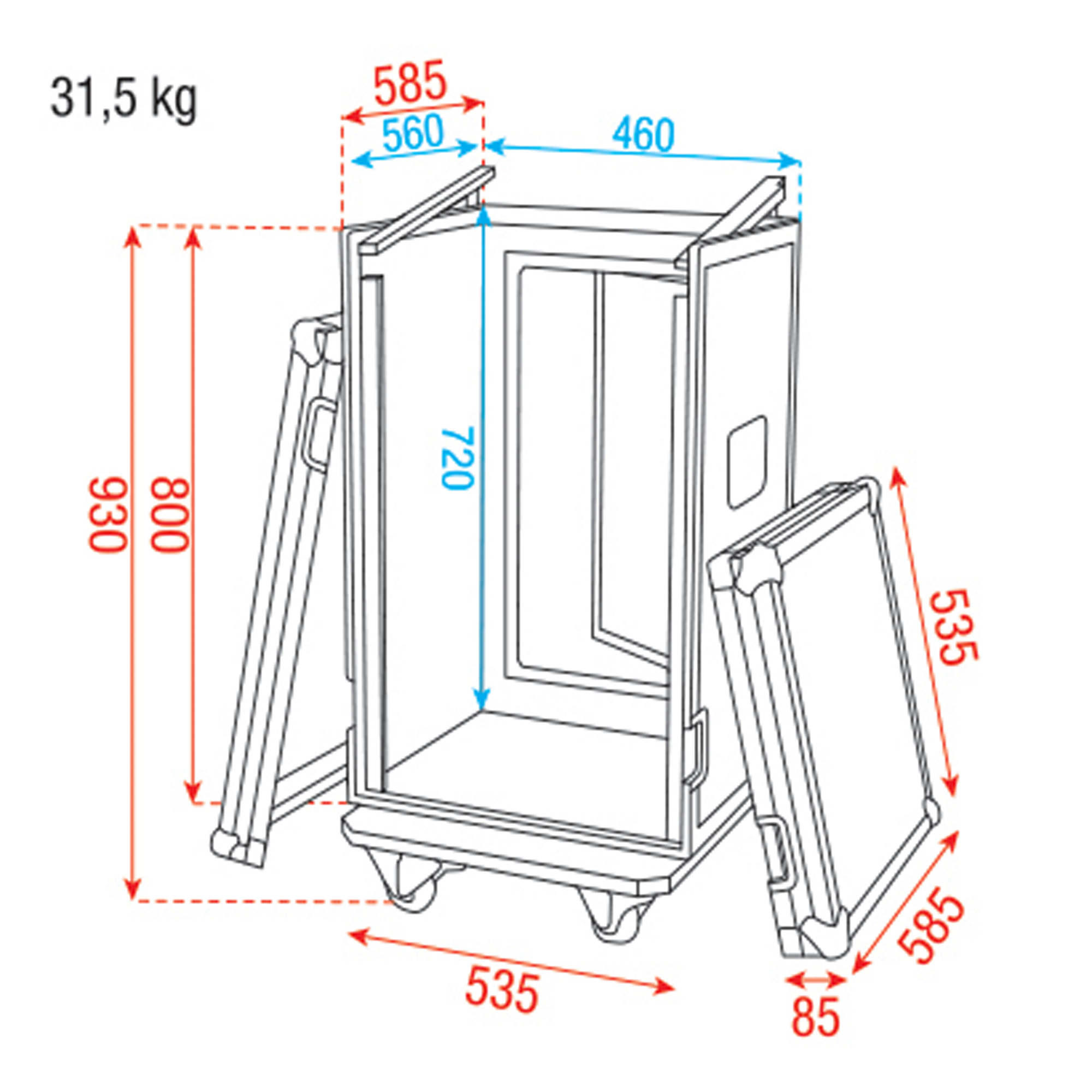 SHOWGEAR Combi Case