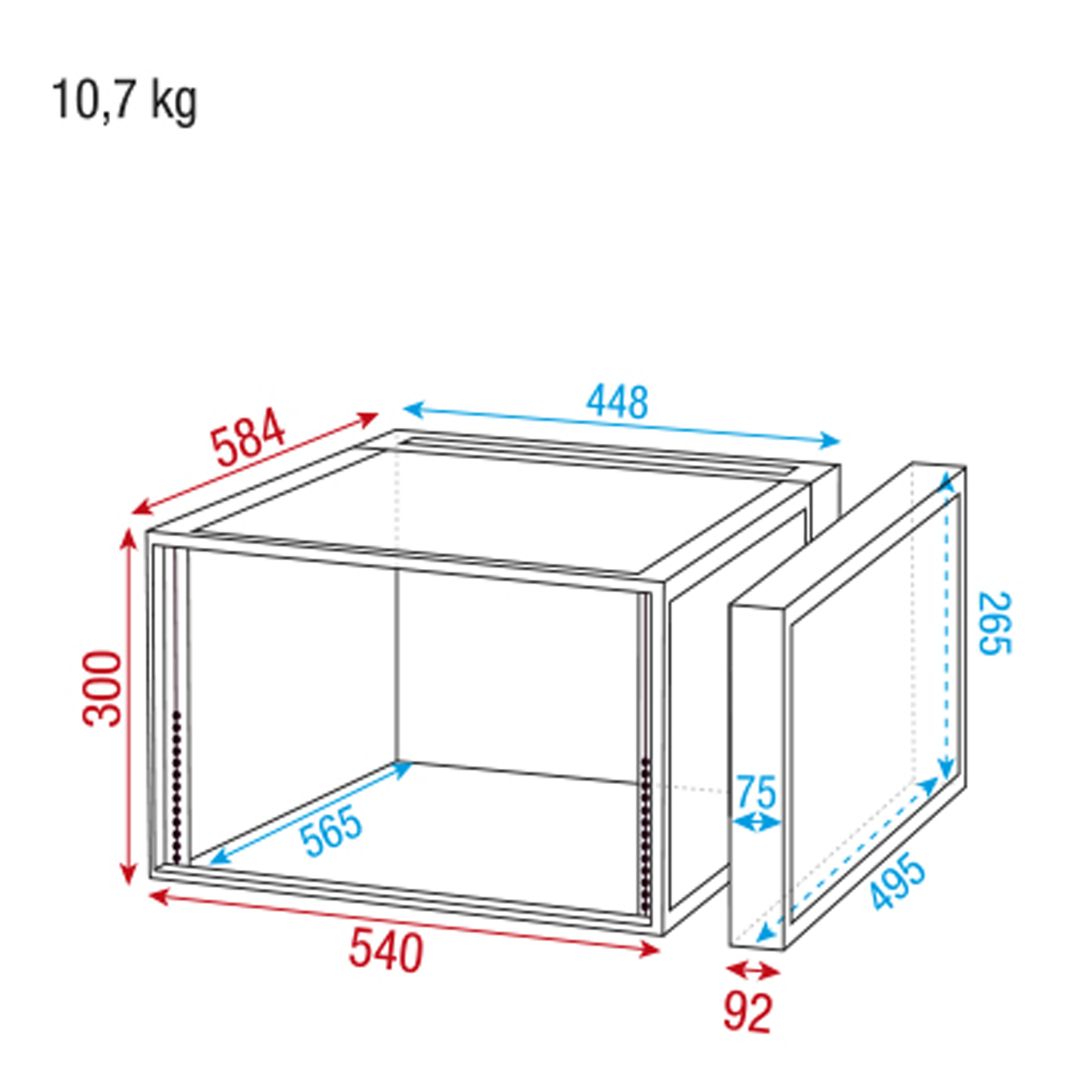 SHOWGEAR Double Door Case