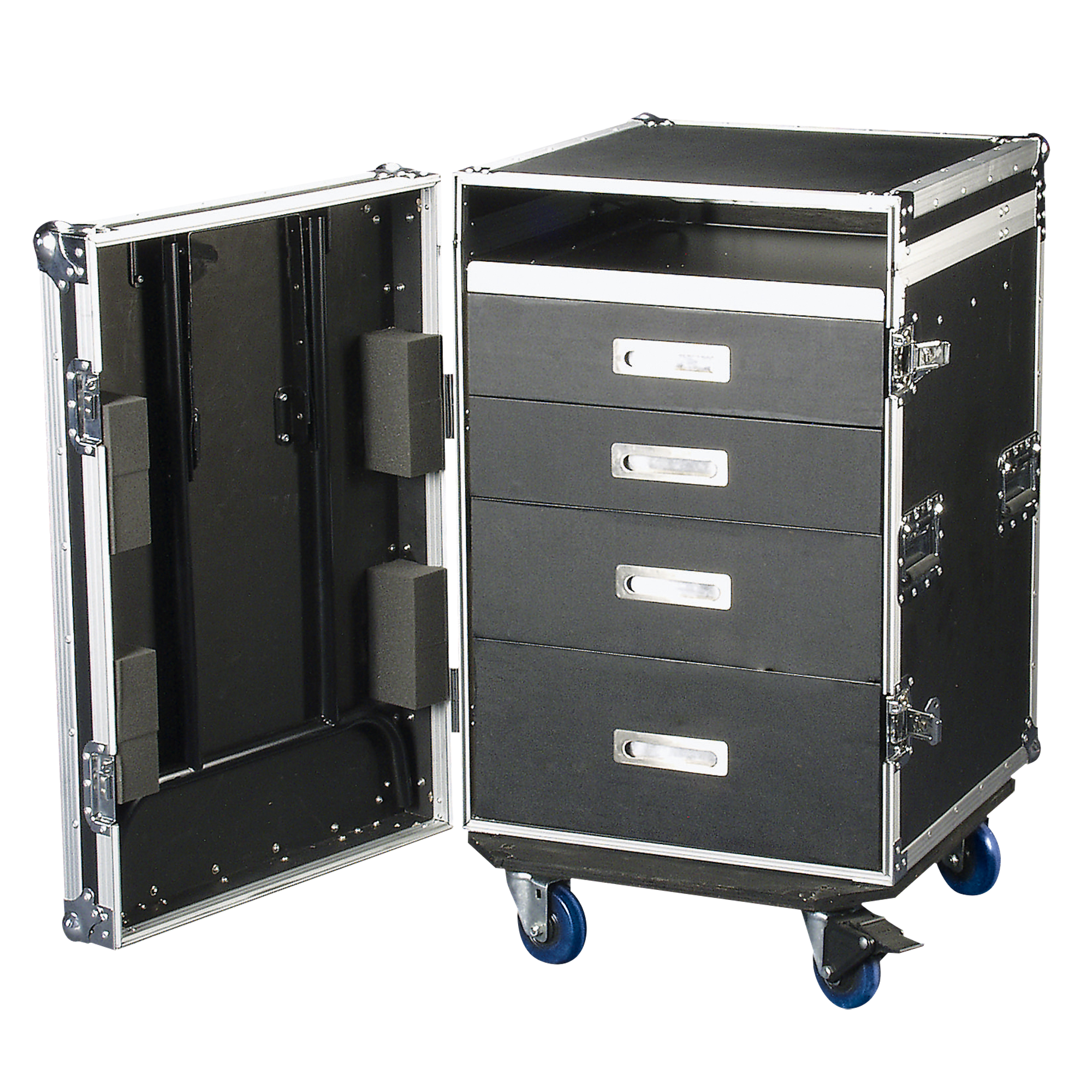 SHOWGEAR Drawer Case 12U + Work Surface