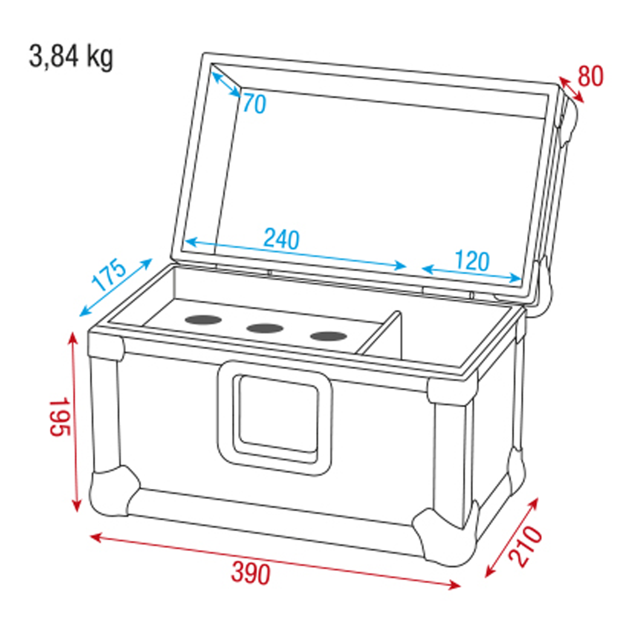 SHOWGEAR Pro Case for 6 Mics