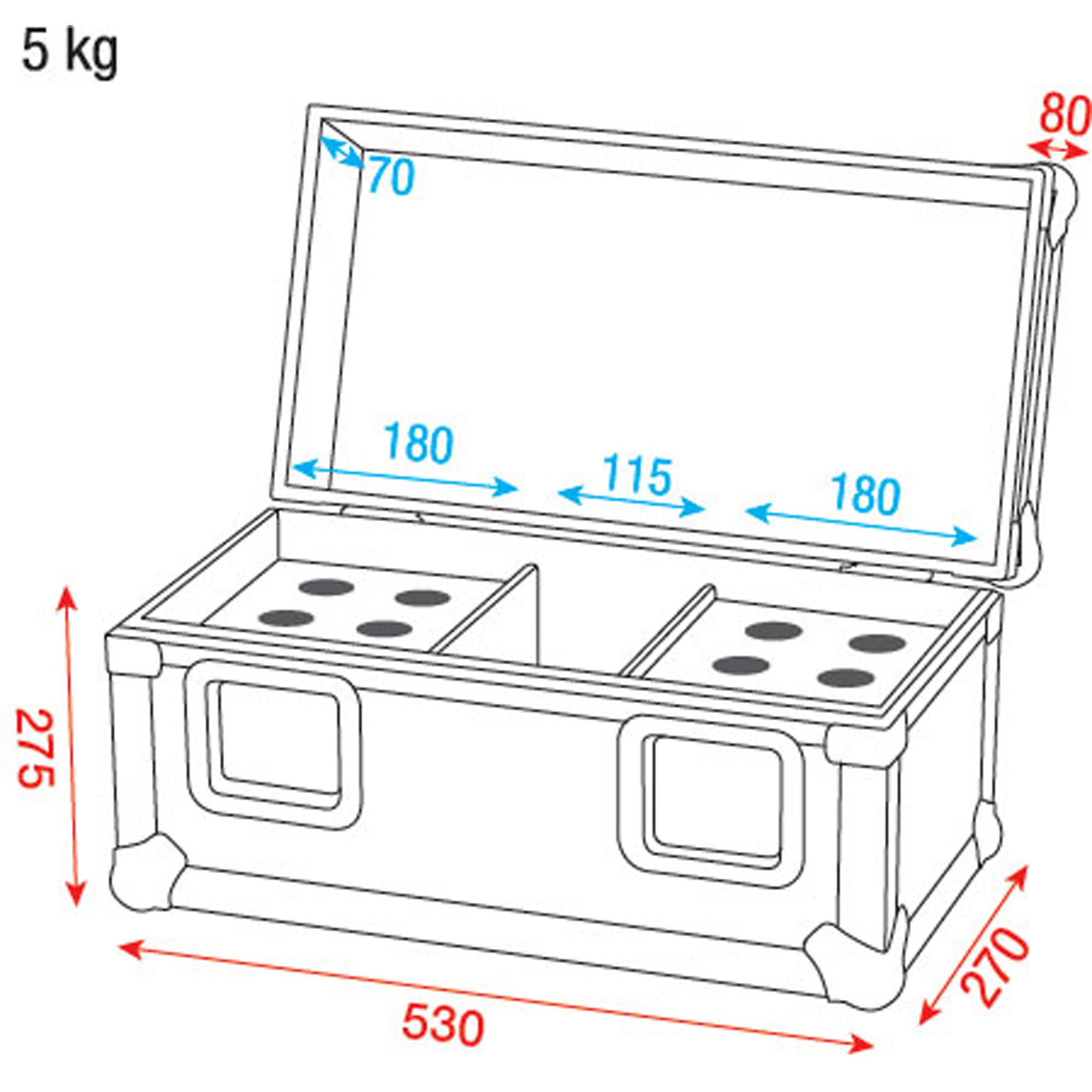 SHOWGEAR Pro Case for 12 Mics