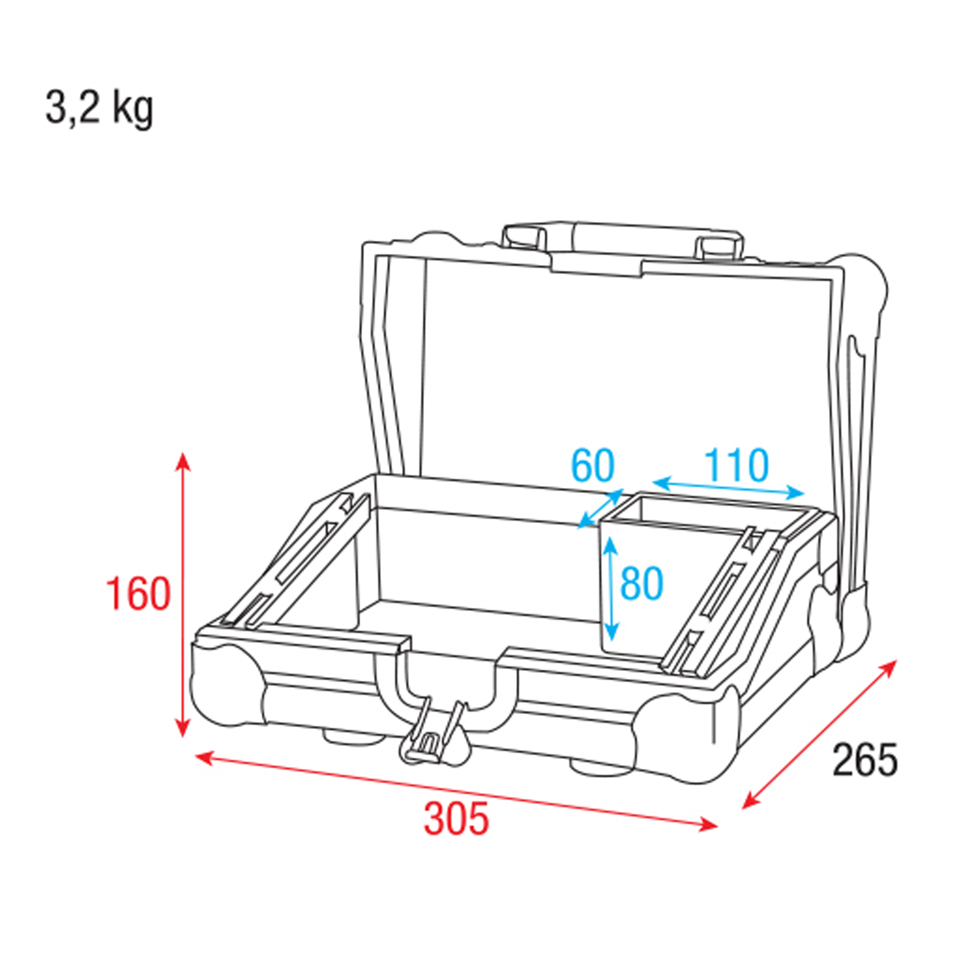 SHOWTEC Case per ColorCue 1