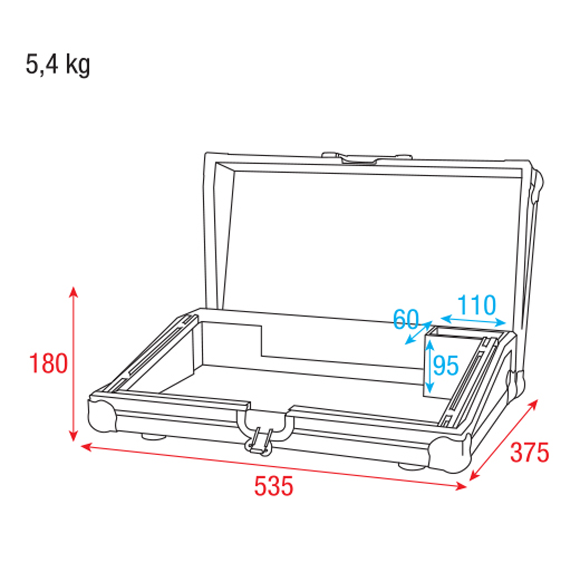 SHOWTEC Case per ColorCue 3