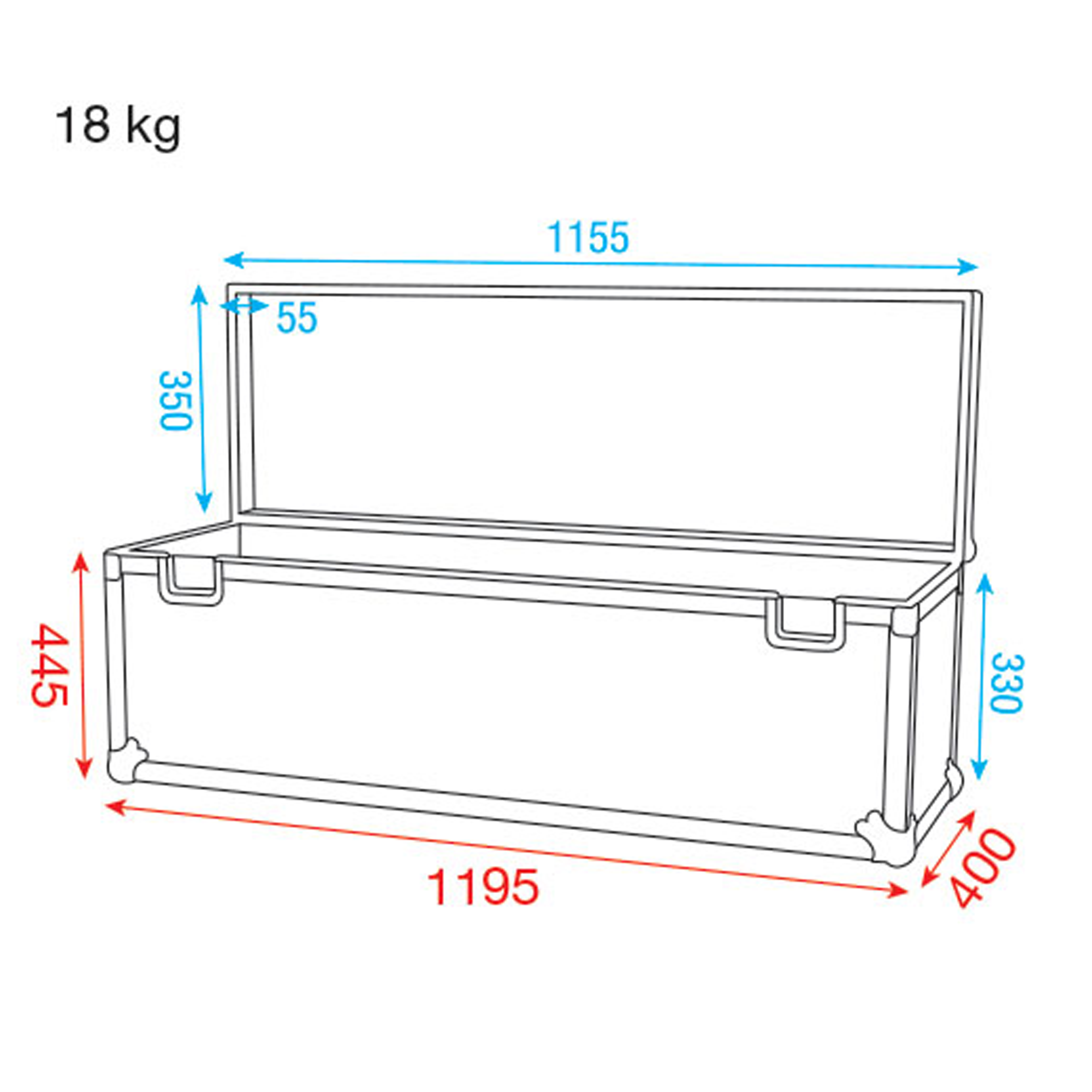 SHOWGEAR Stack Case 5 Baule impilabile 5