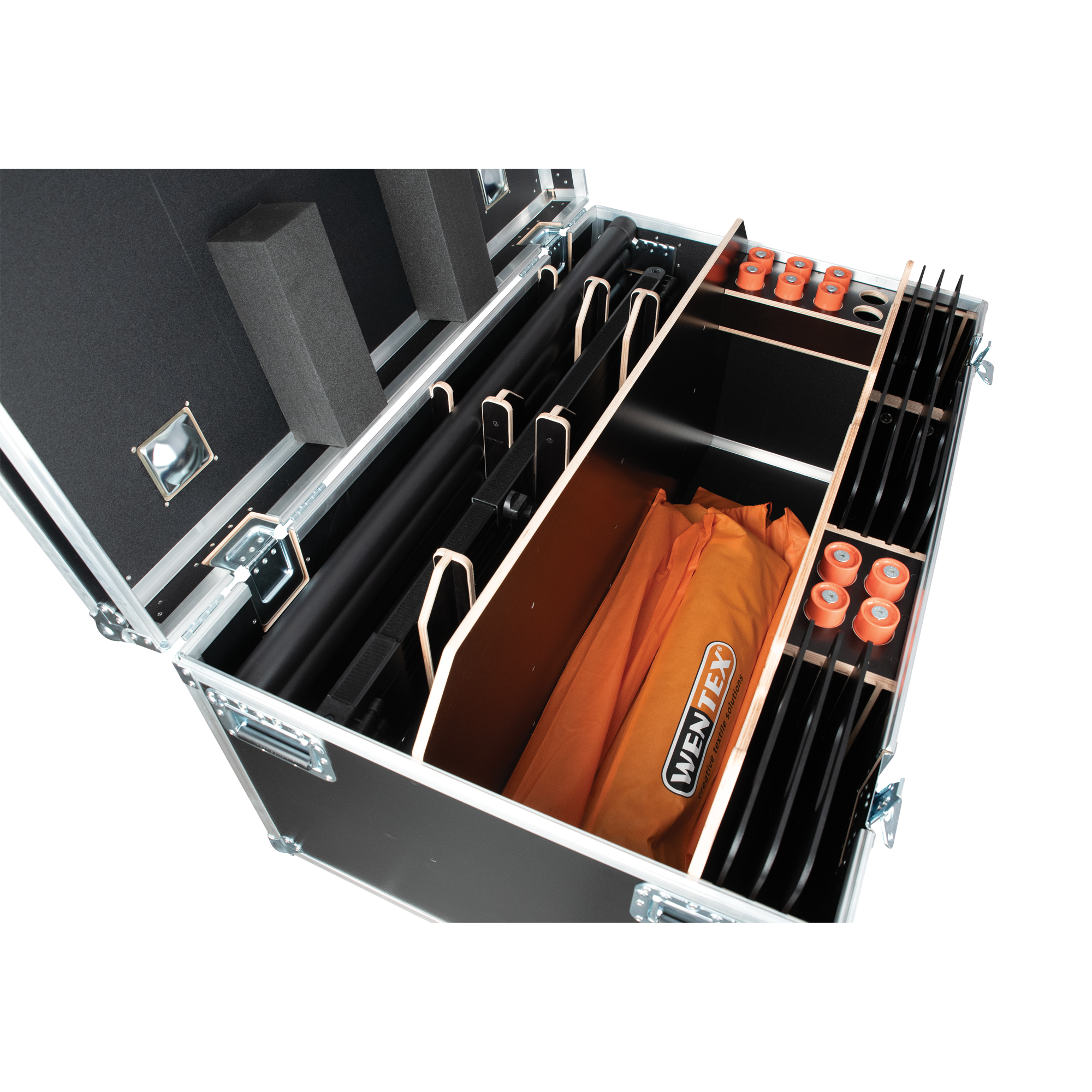 WENTEX Pipe & Drape Case per kit FOH (Stati Uniti)