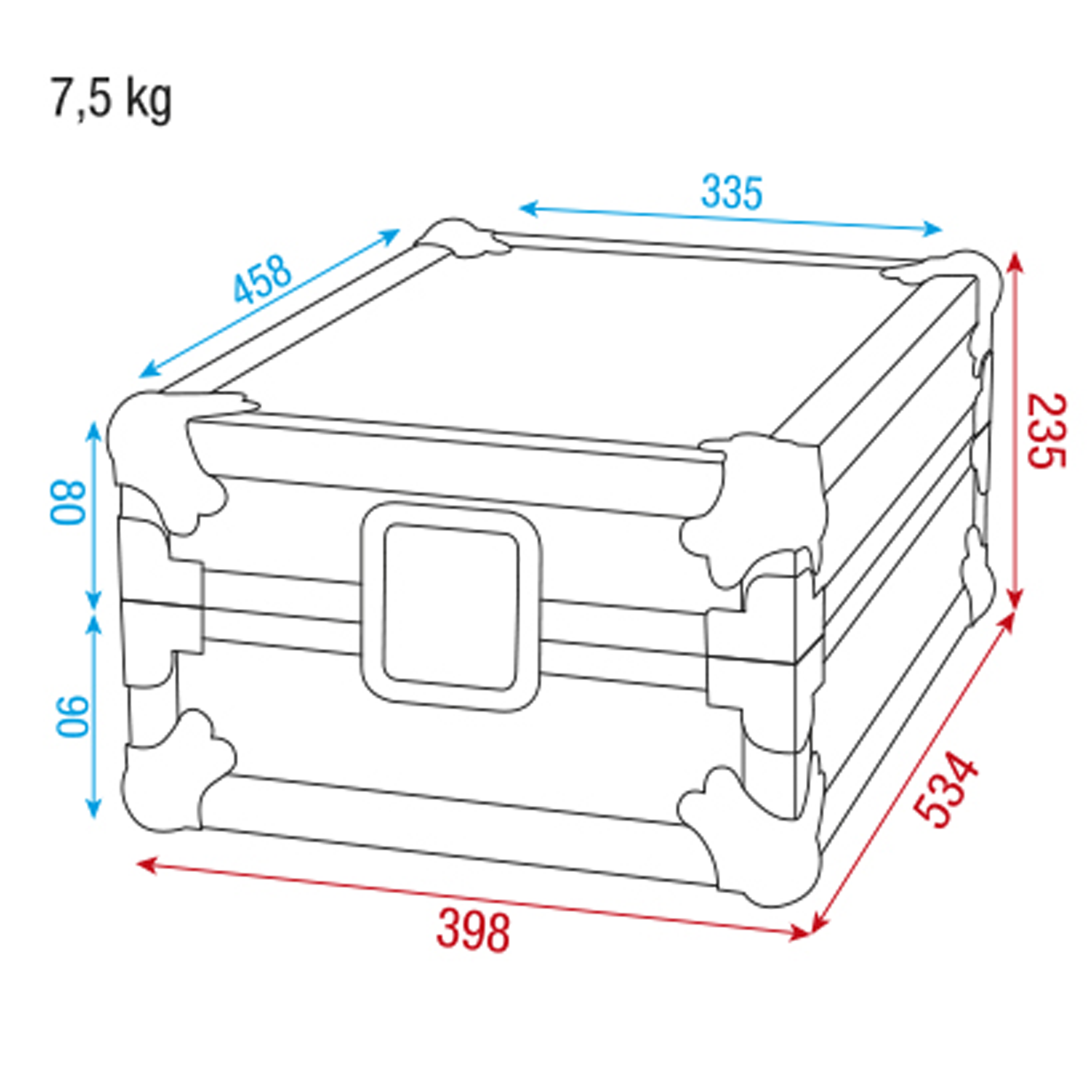 SHOWGEAR Case for Pioneer DJM-mixer