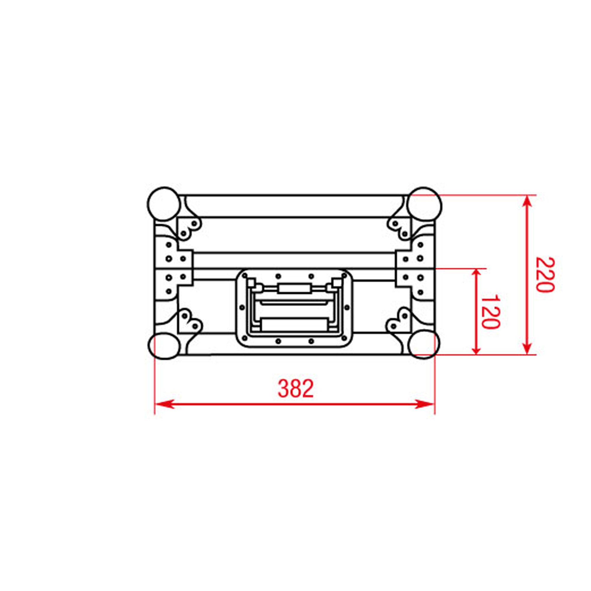 SHOWGEAR Case for Pioneer CDJ-player