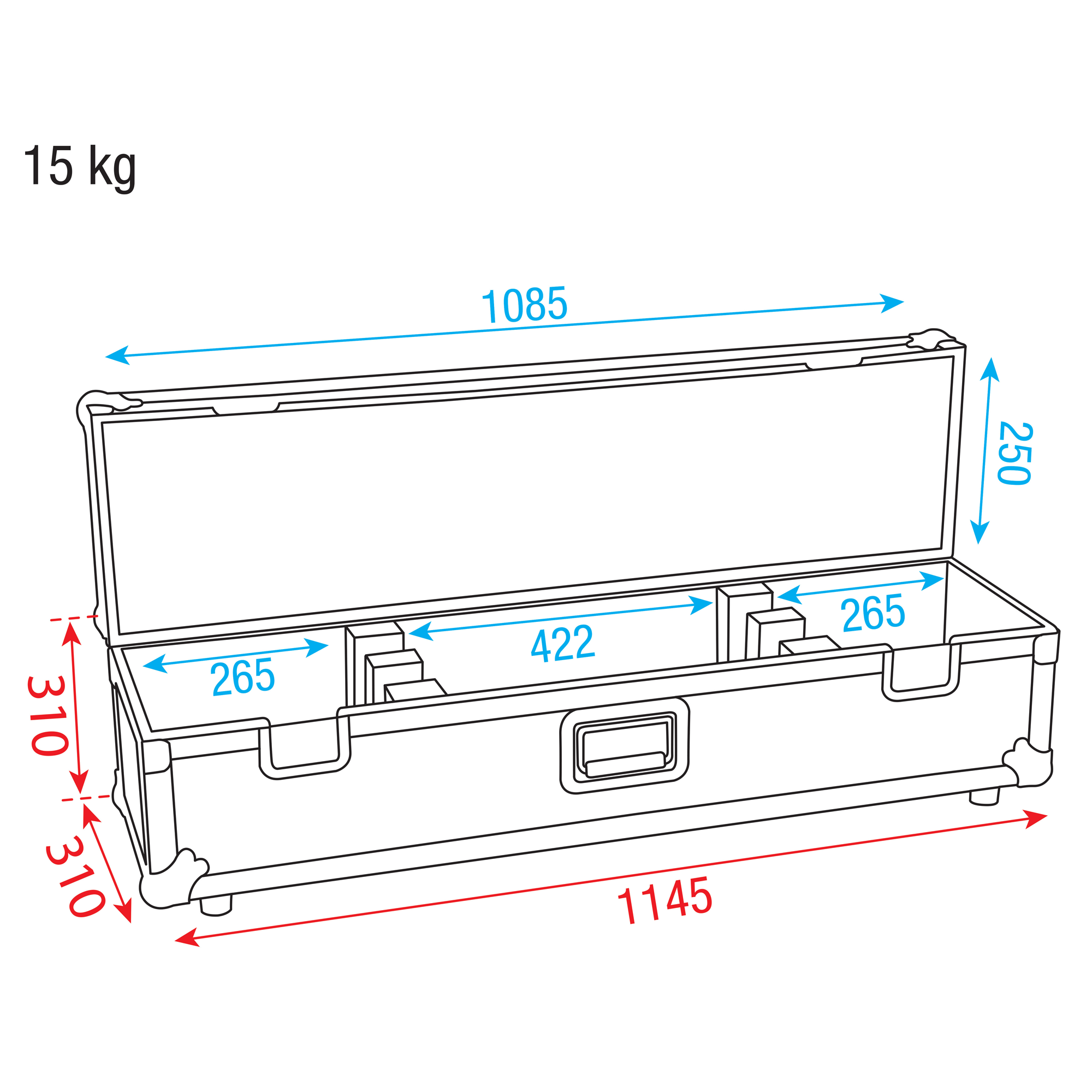 SHOWGEAR Case for LED Bar