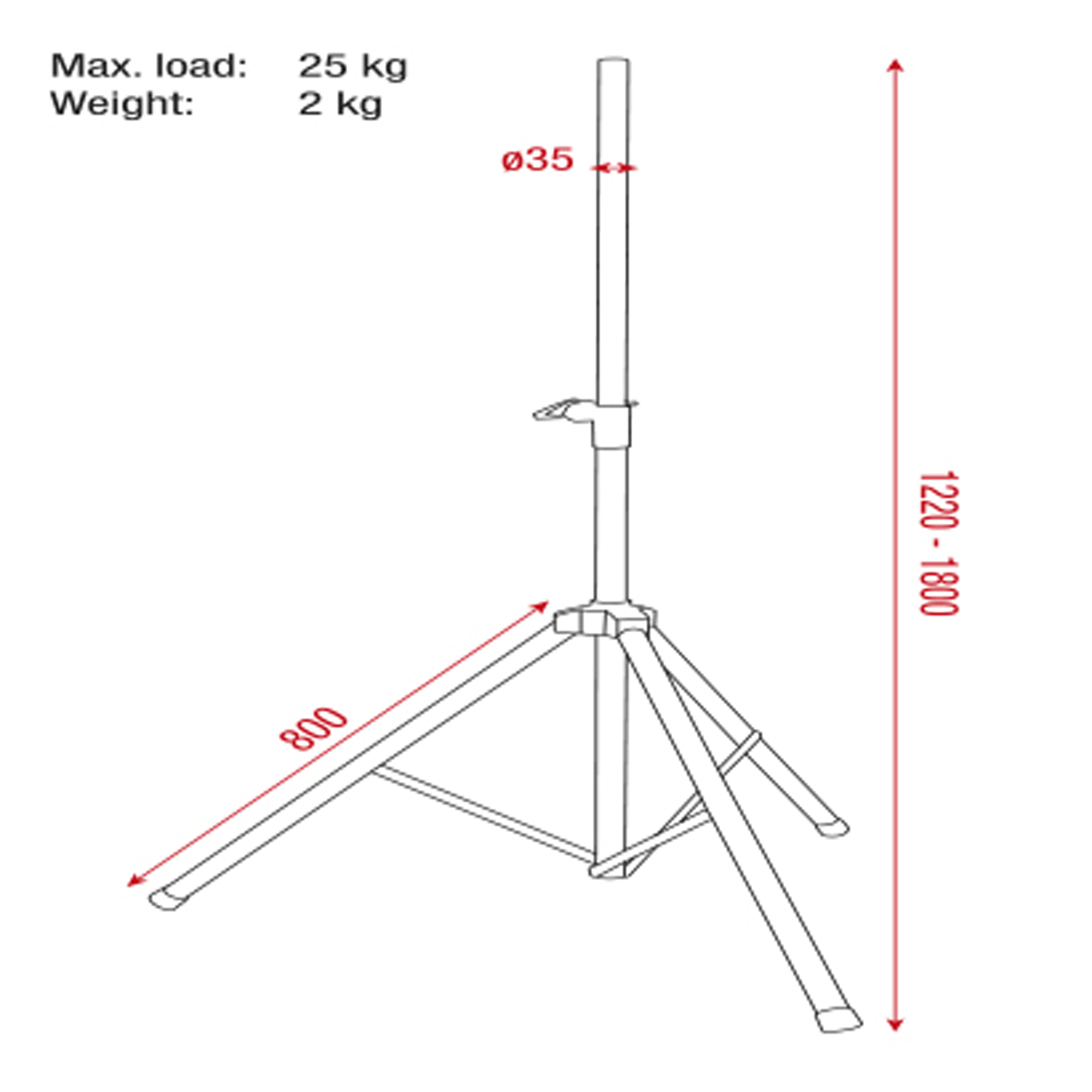 SHOWGEAR Speaker Stand
